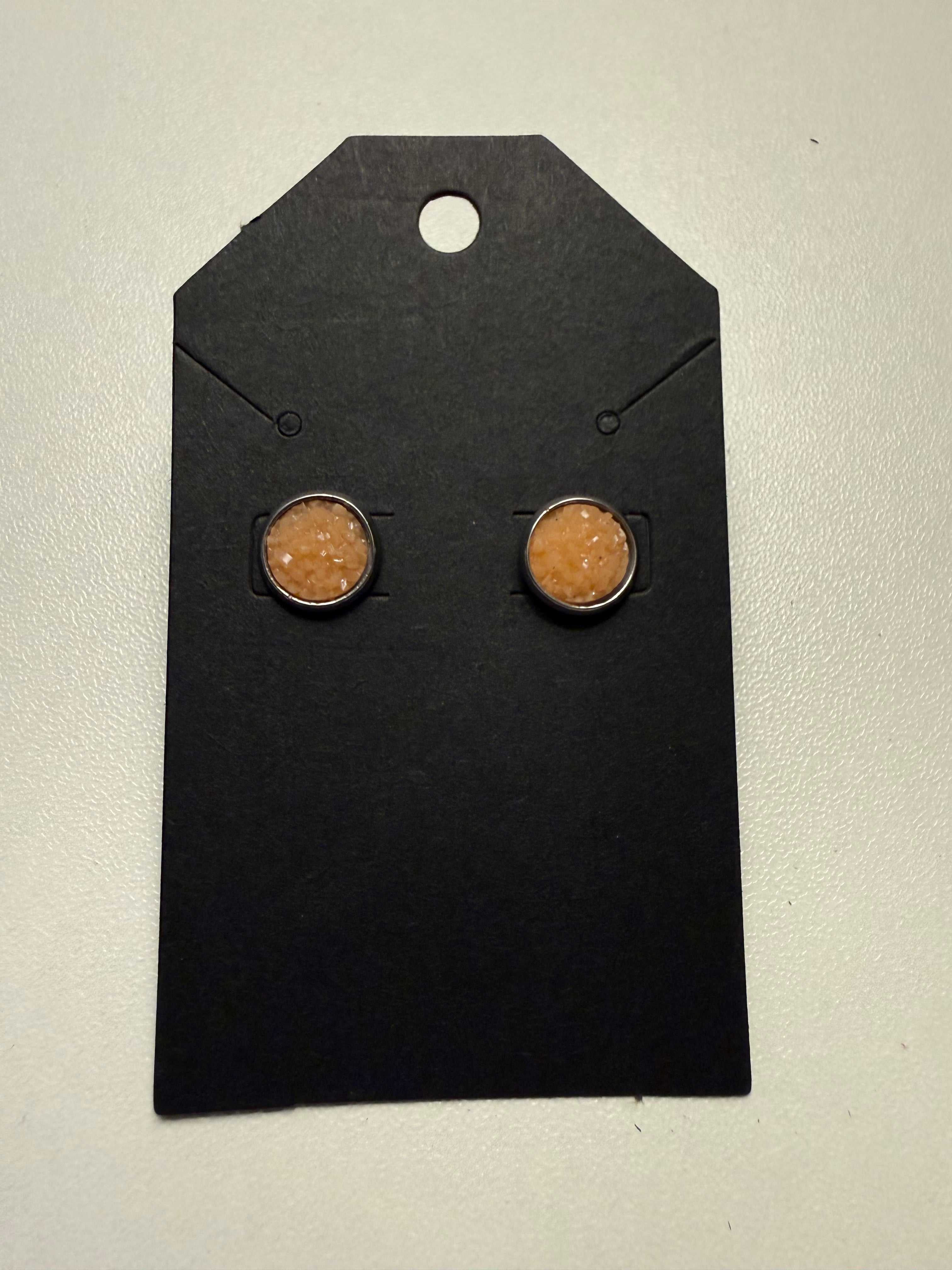 Druzy Stud Earrings
