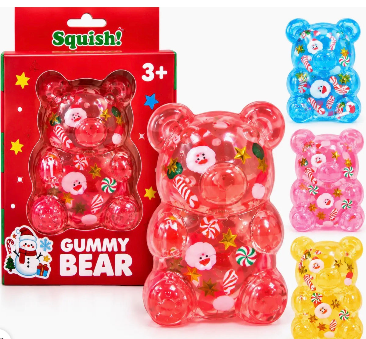 Christmas Themed Gummy Bear Squishy