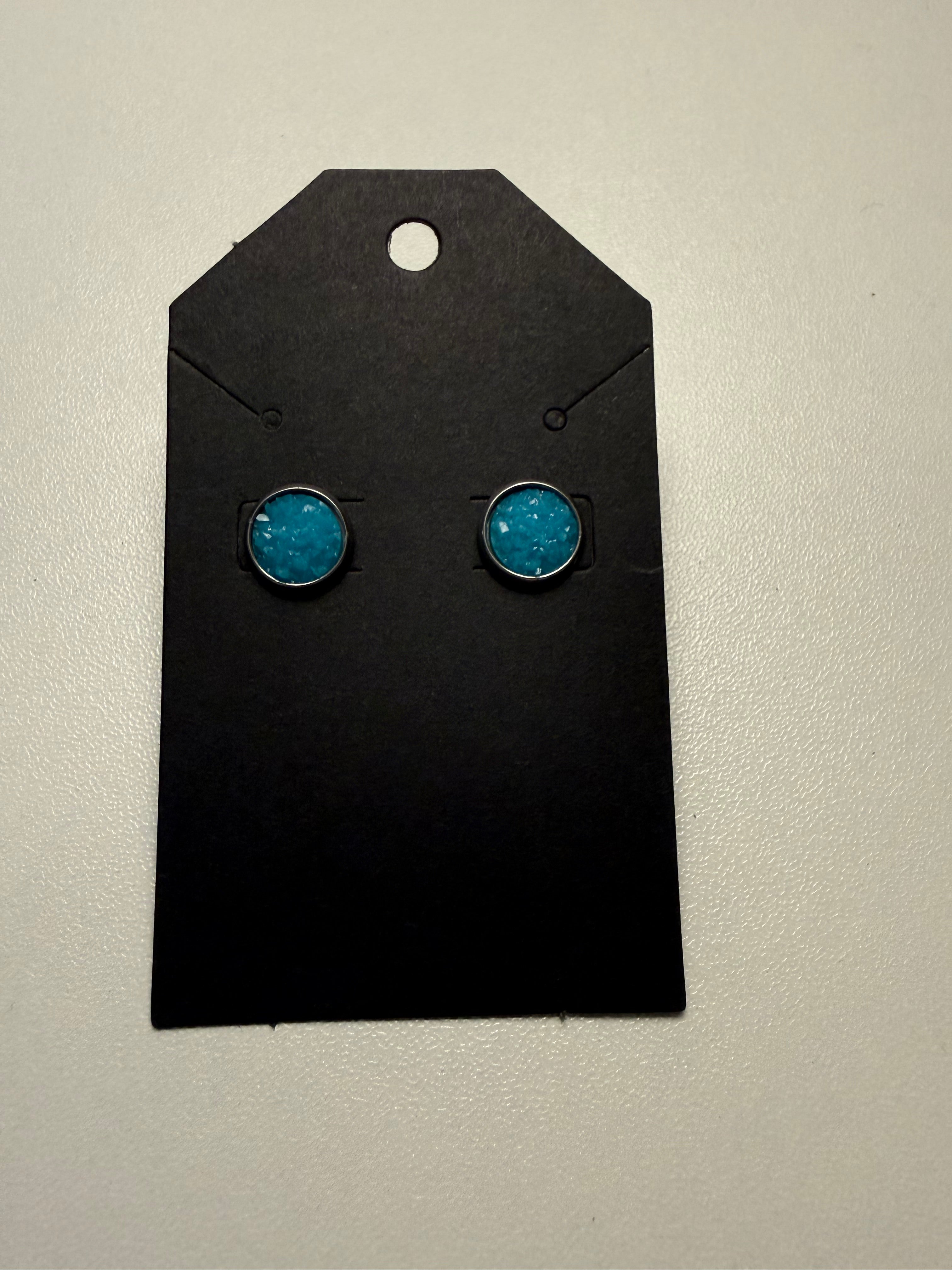 Druzy Stud Earrings