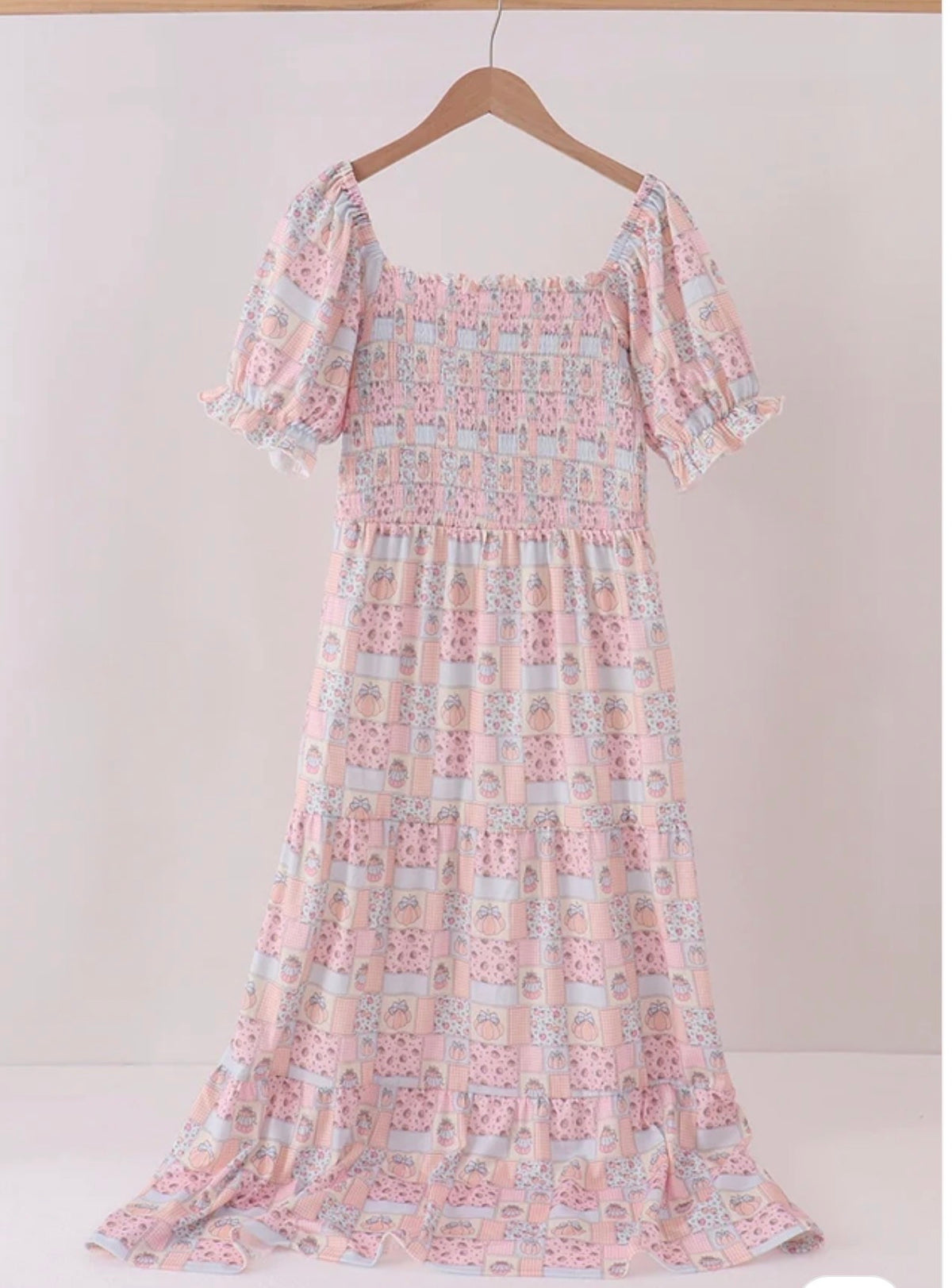 Pink Pumpkin Mom Dress