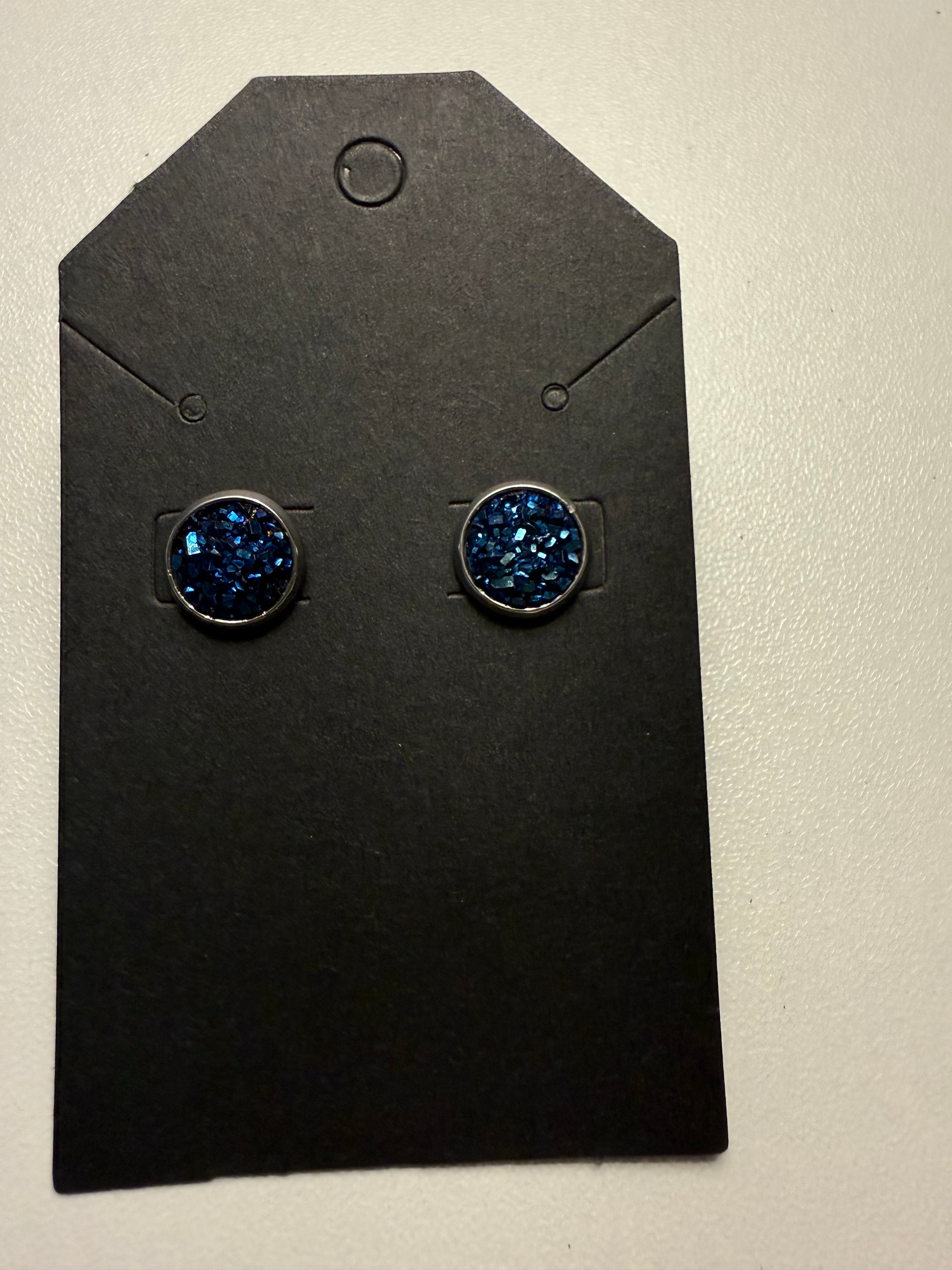 Druzy Stud Earrings
