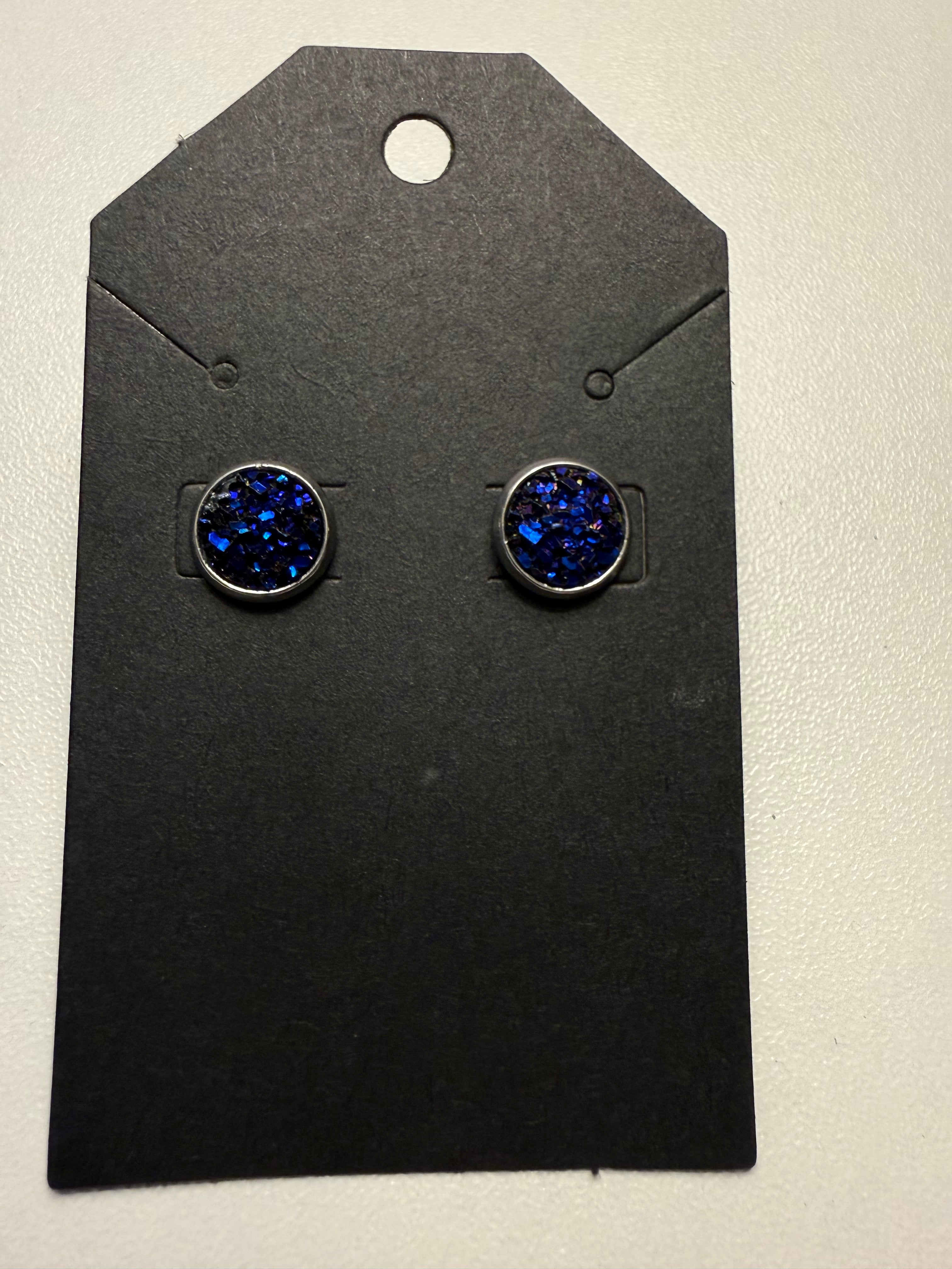 Druzy Stud Earrings