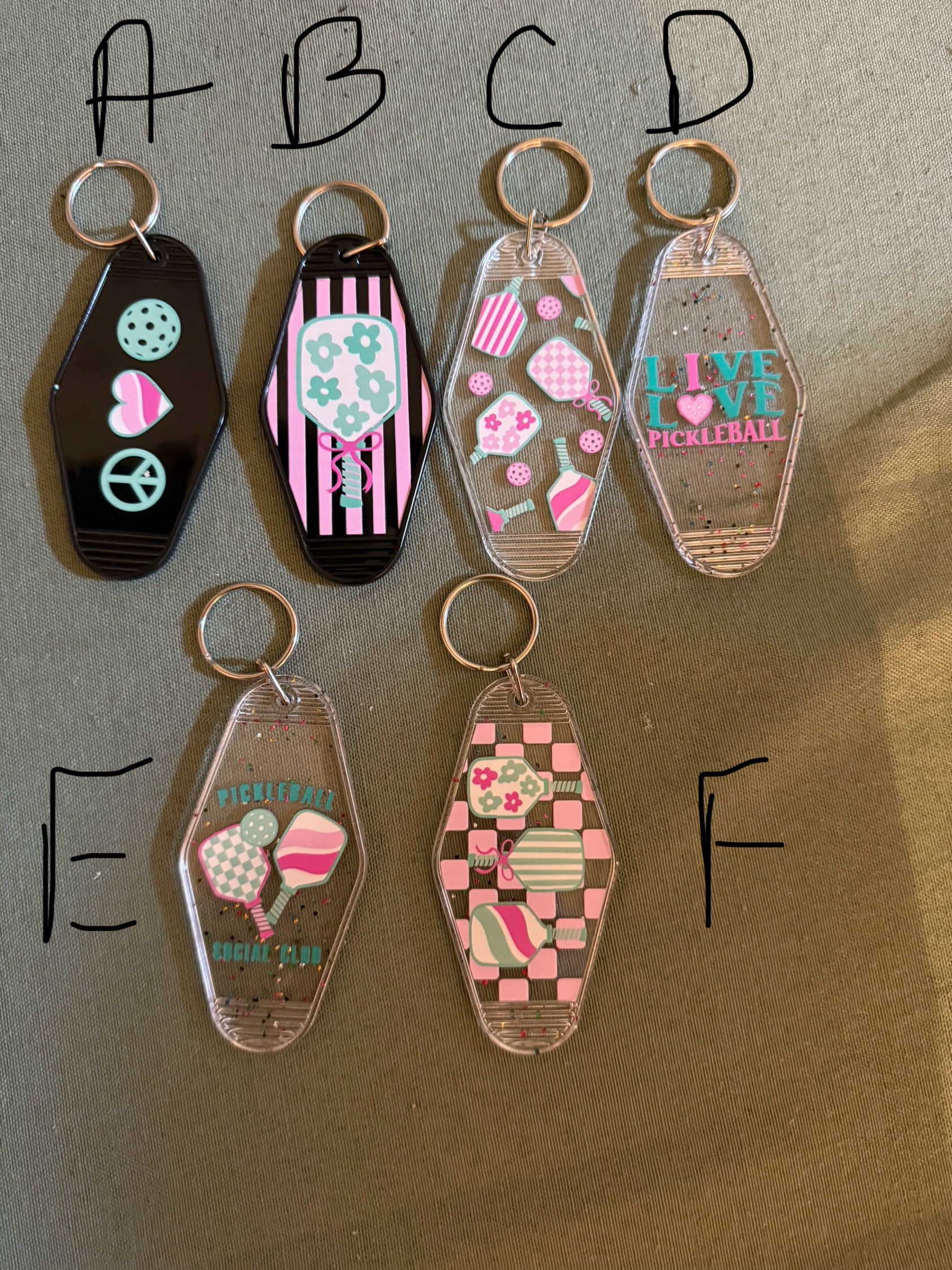 Plastic Keychains