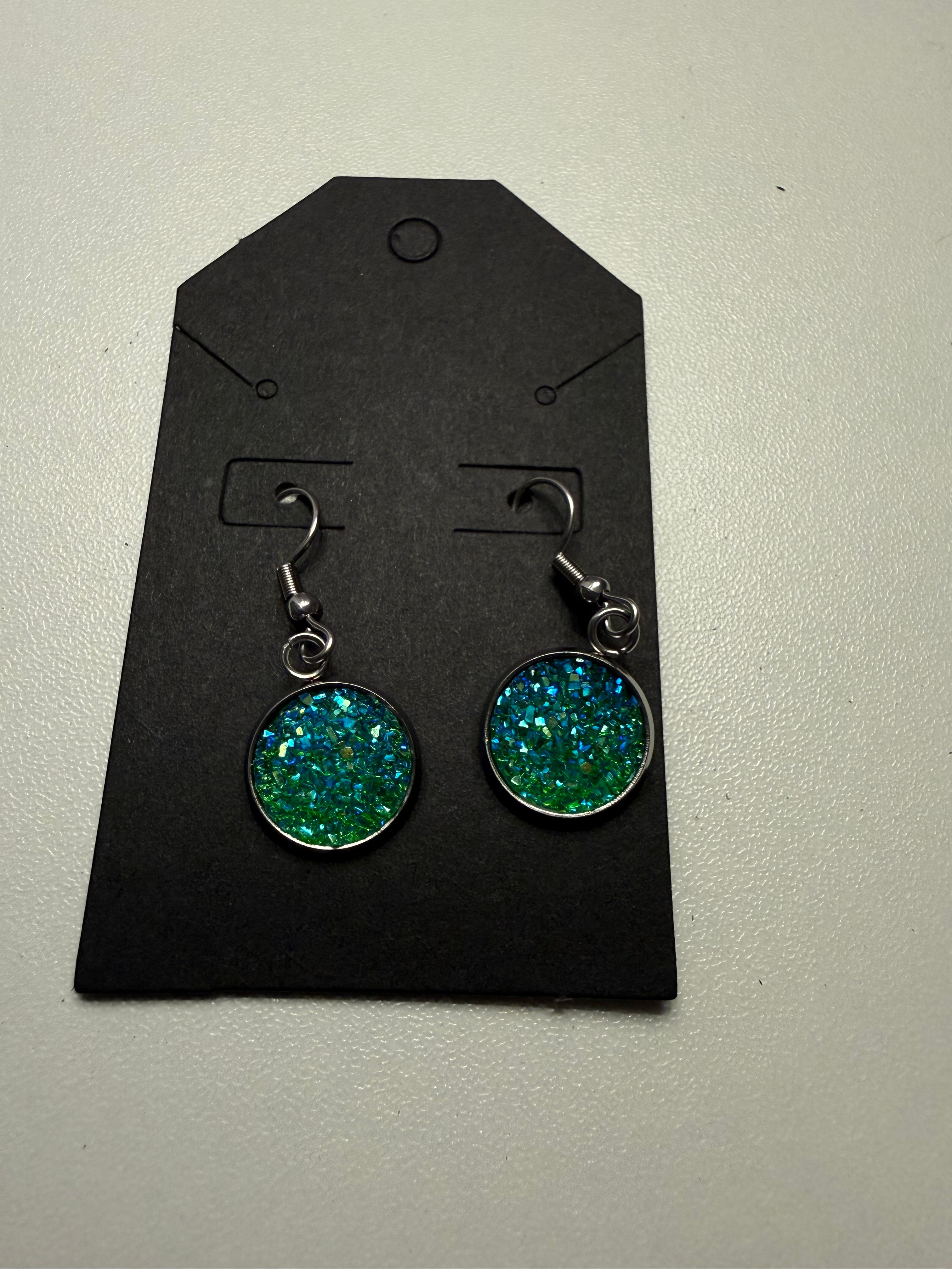Druzy Dangle Earrings