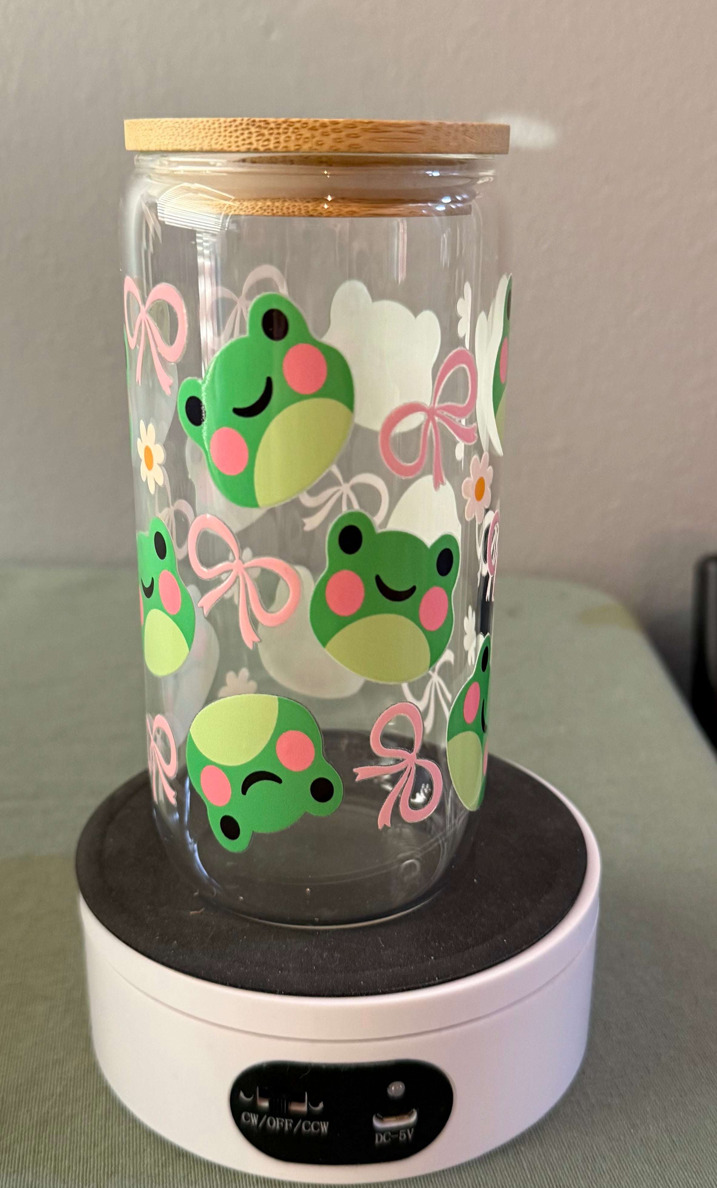 Frog Glass Tumbler