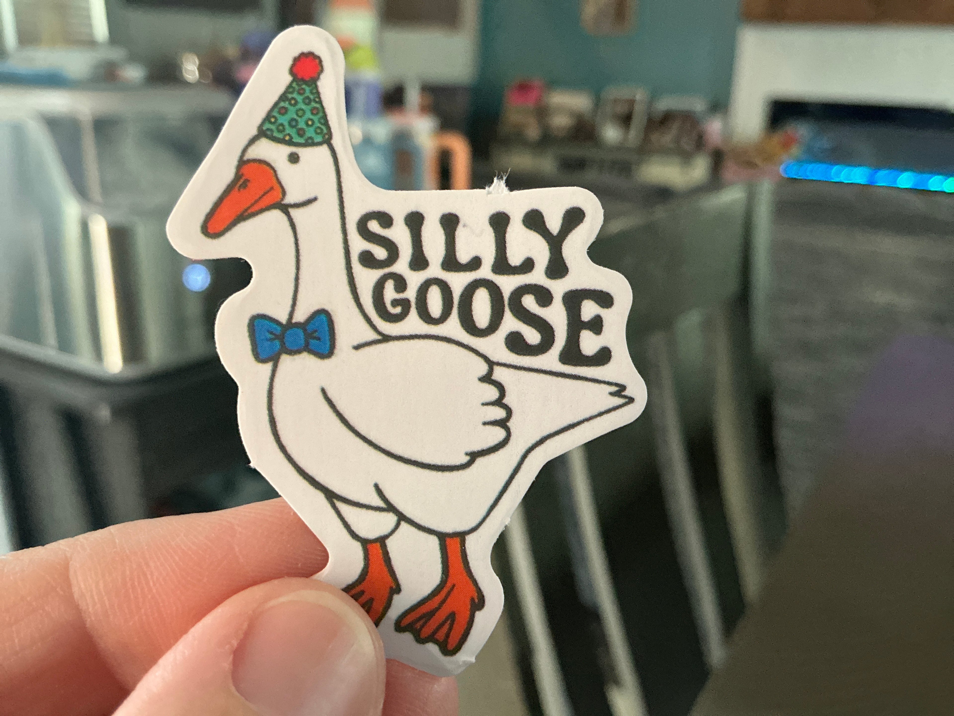 Goose Water bottle Stickers