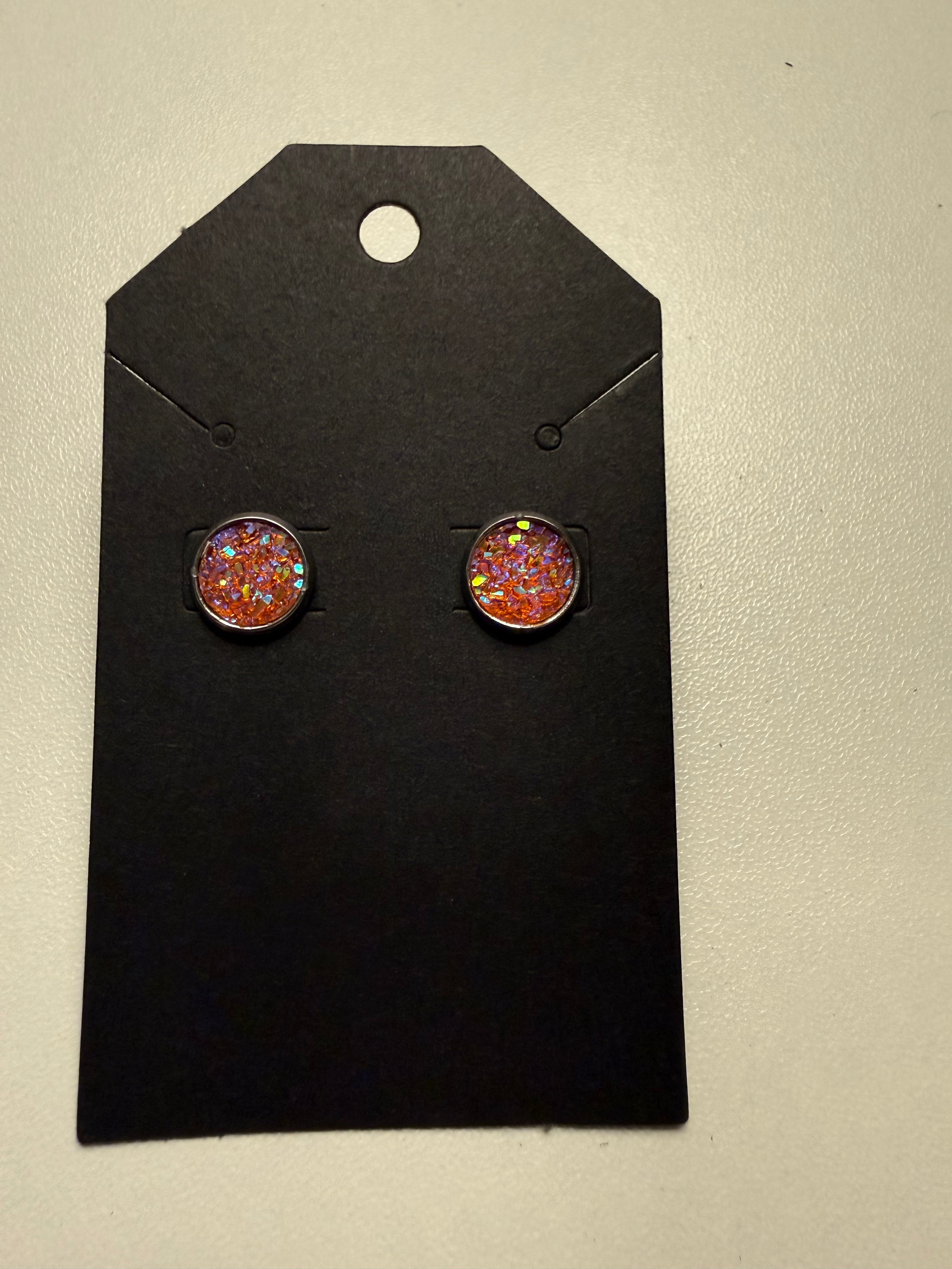 Druzy Stud Earrings