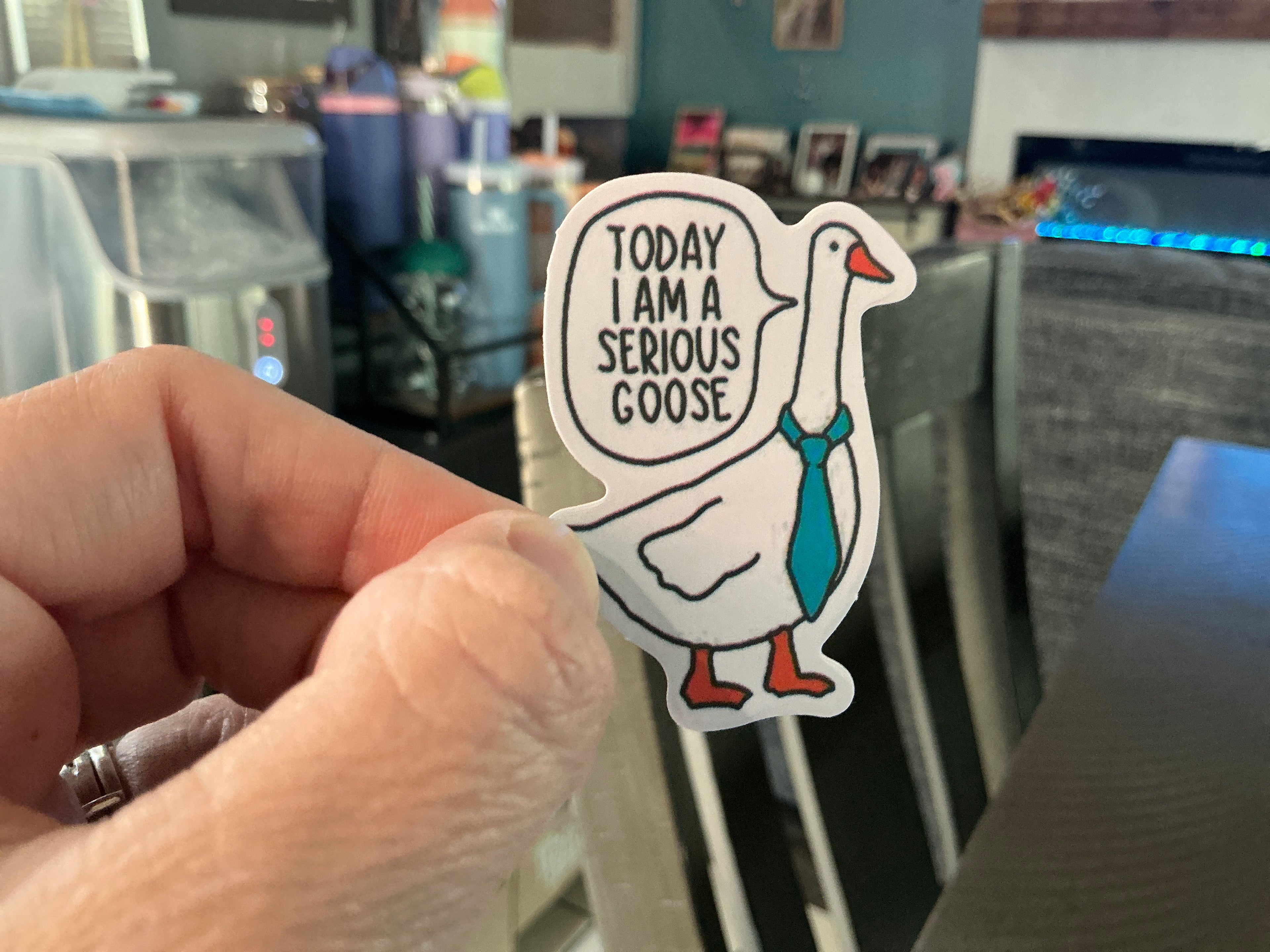Goose Water bottle Stickers