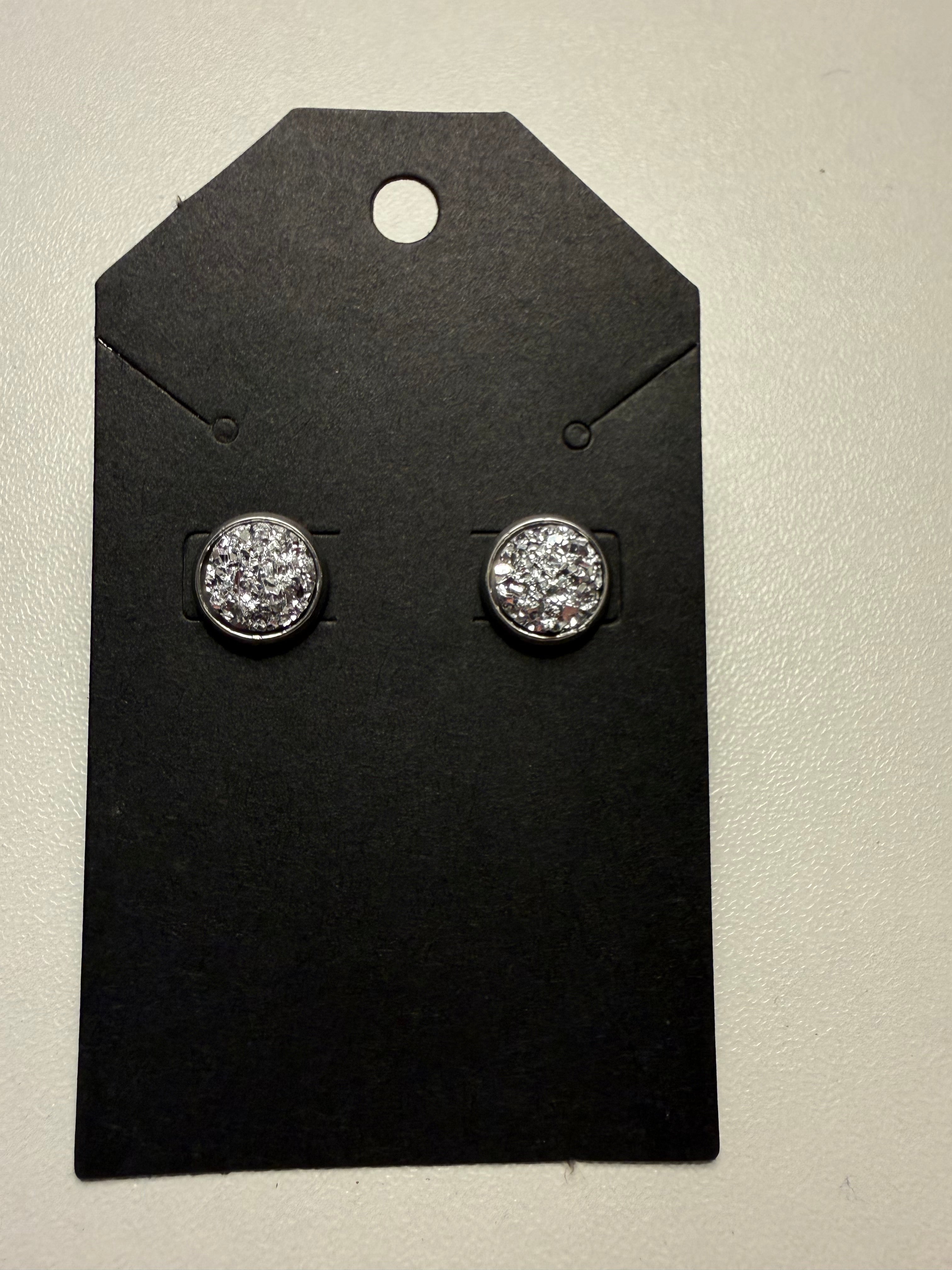 Druzy Stud Earrings