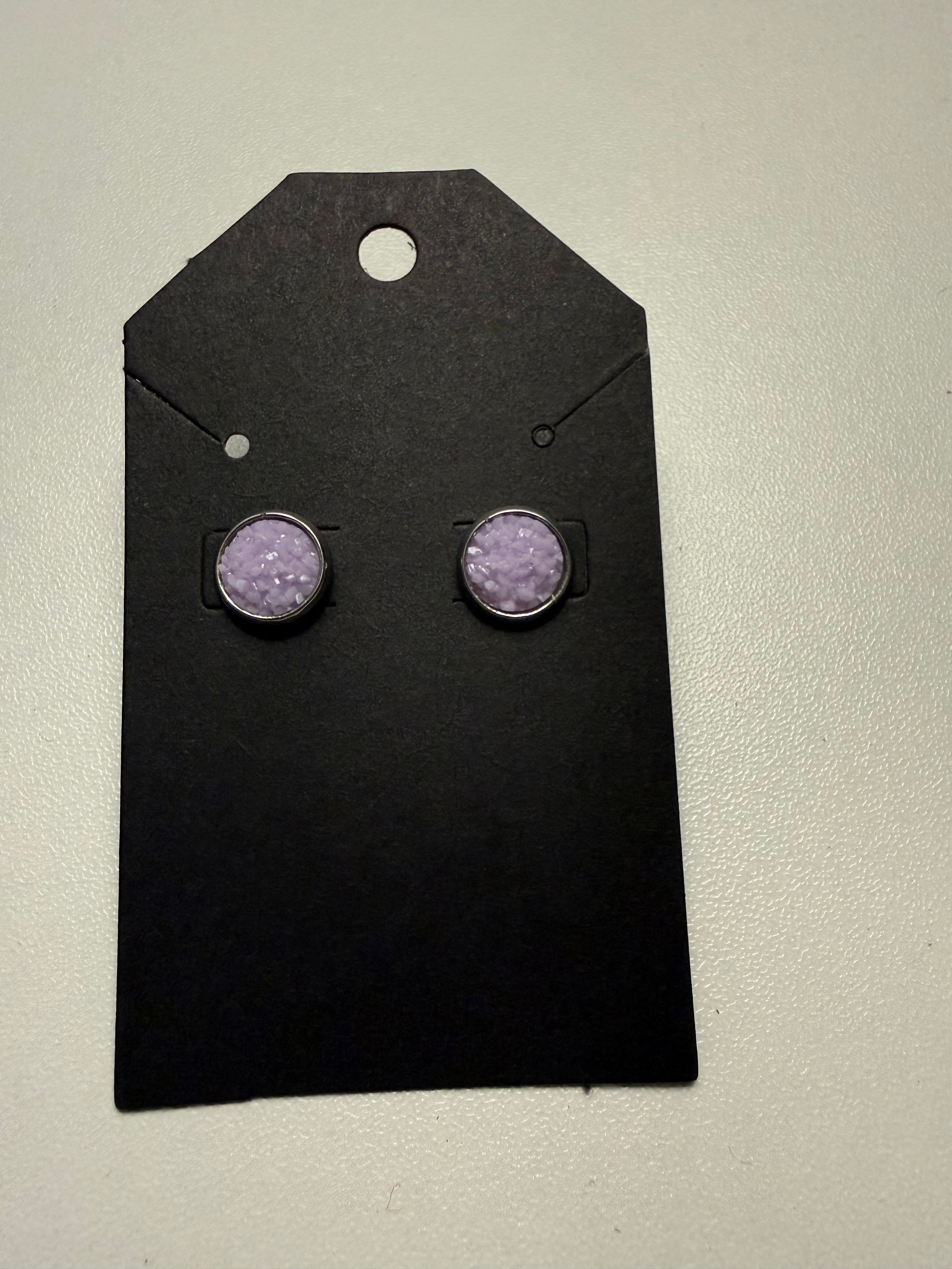 Druzy Stud Earrings