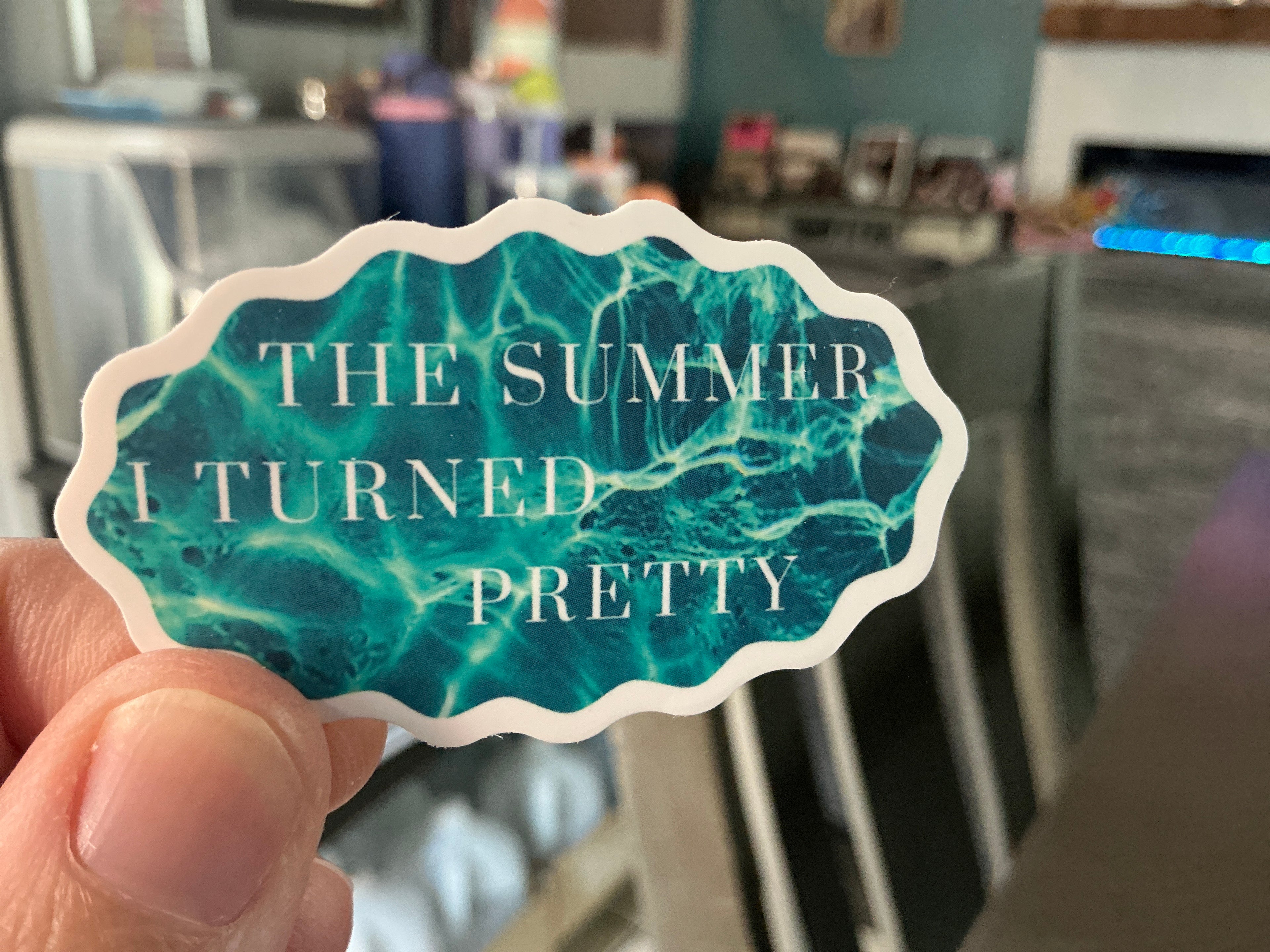 Water bottle stickers- Summer I turned pretty