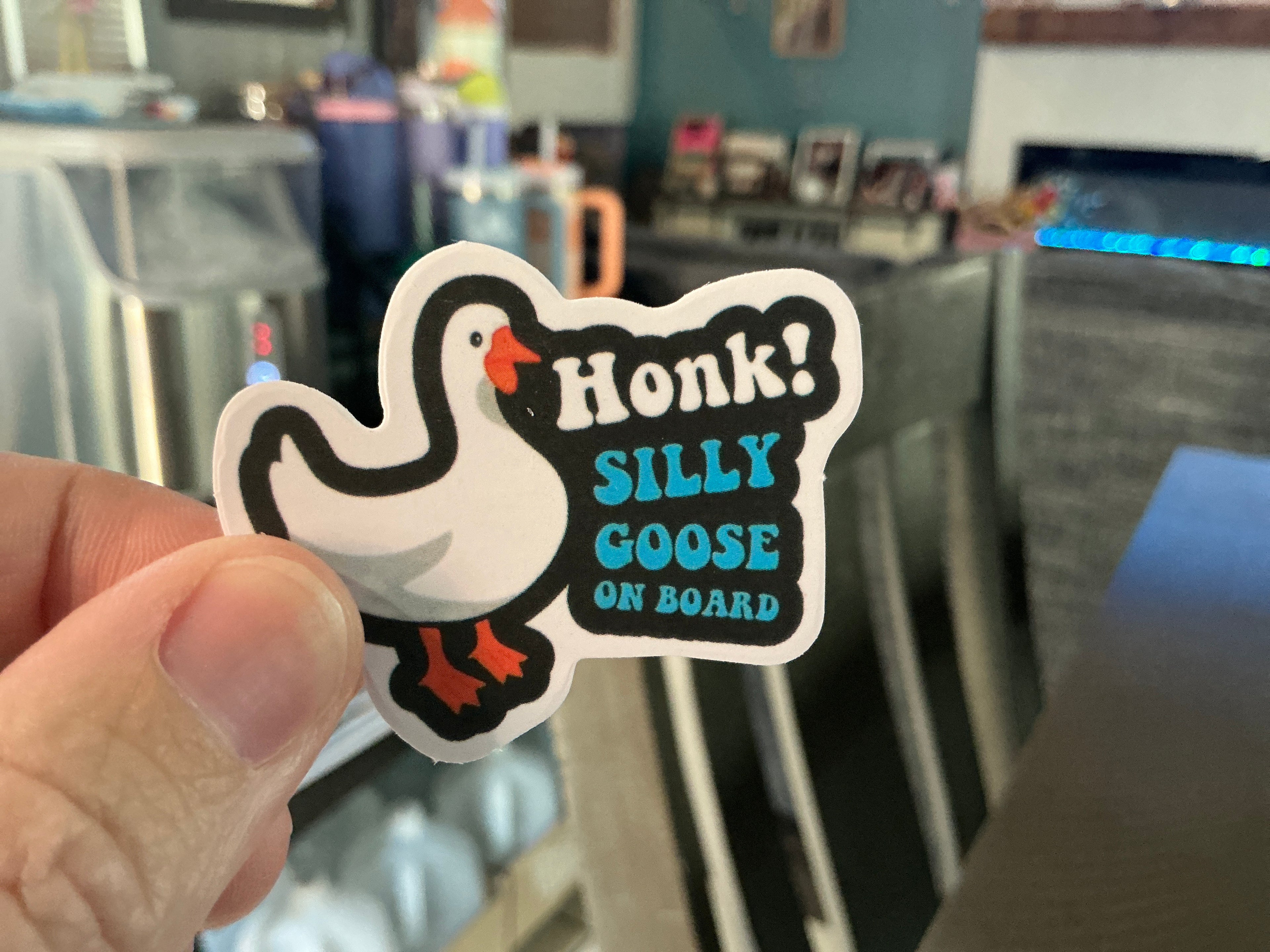Goose Water bottle Stickers