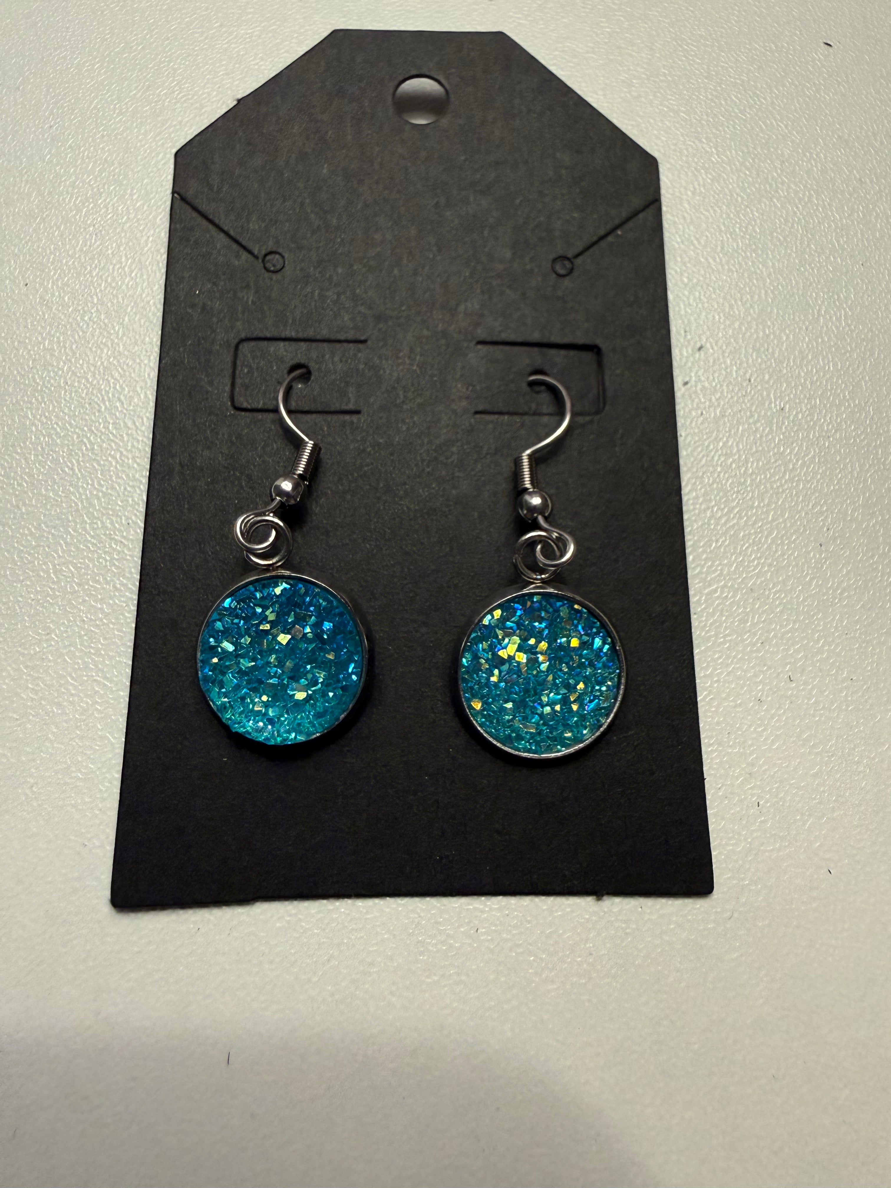 Druzy Dangle Earrings