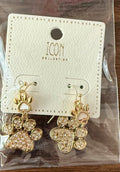 Dog Paw Earrings