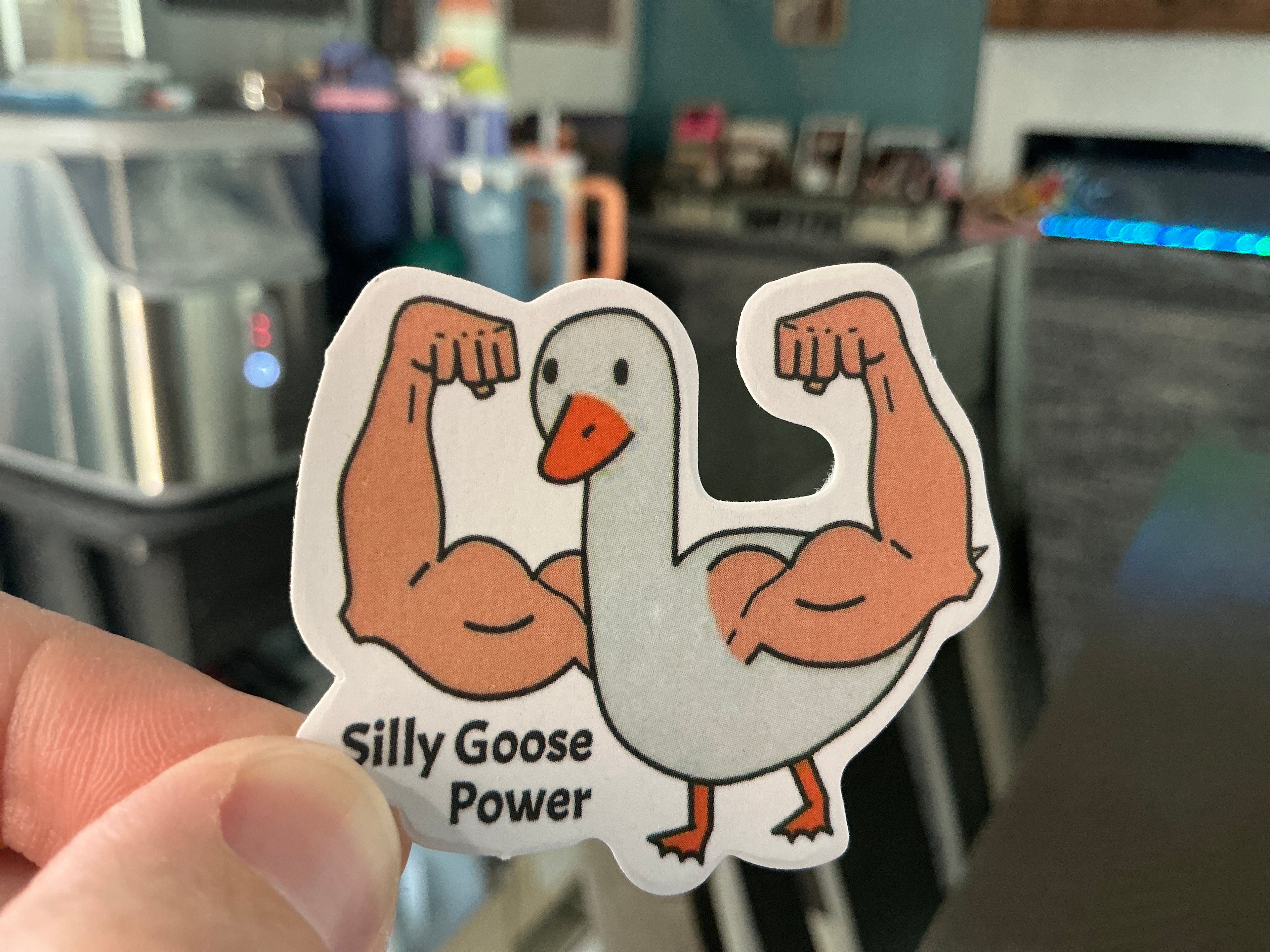 Goose Water bottle Stickers