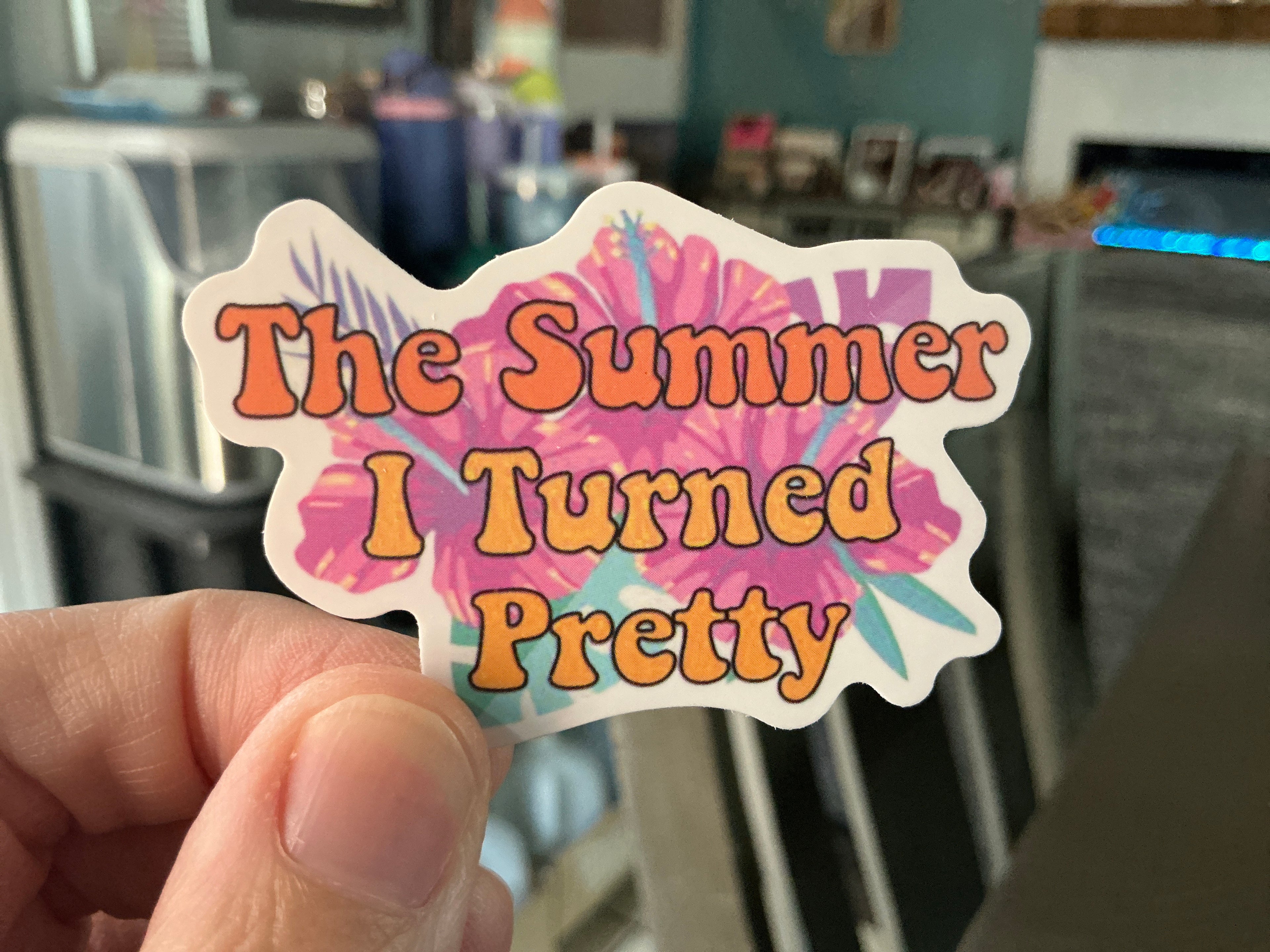 Water bottle stickers- Summer I turned pretty