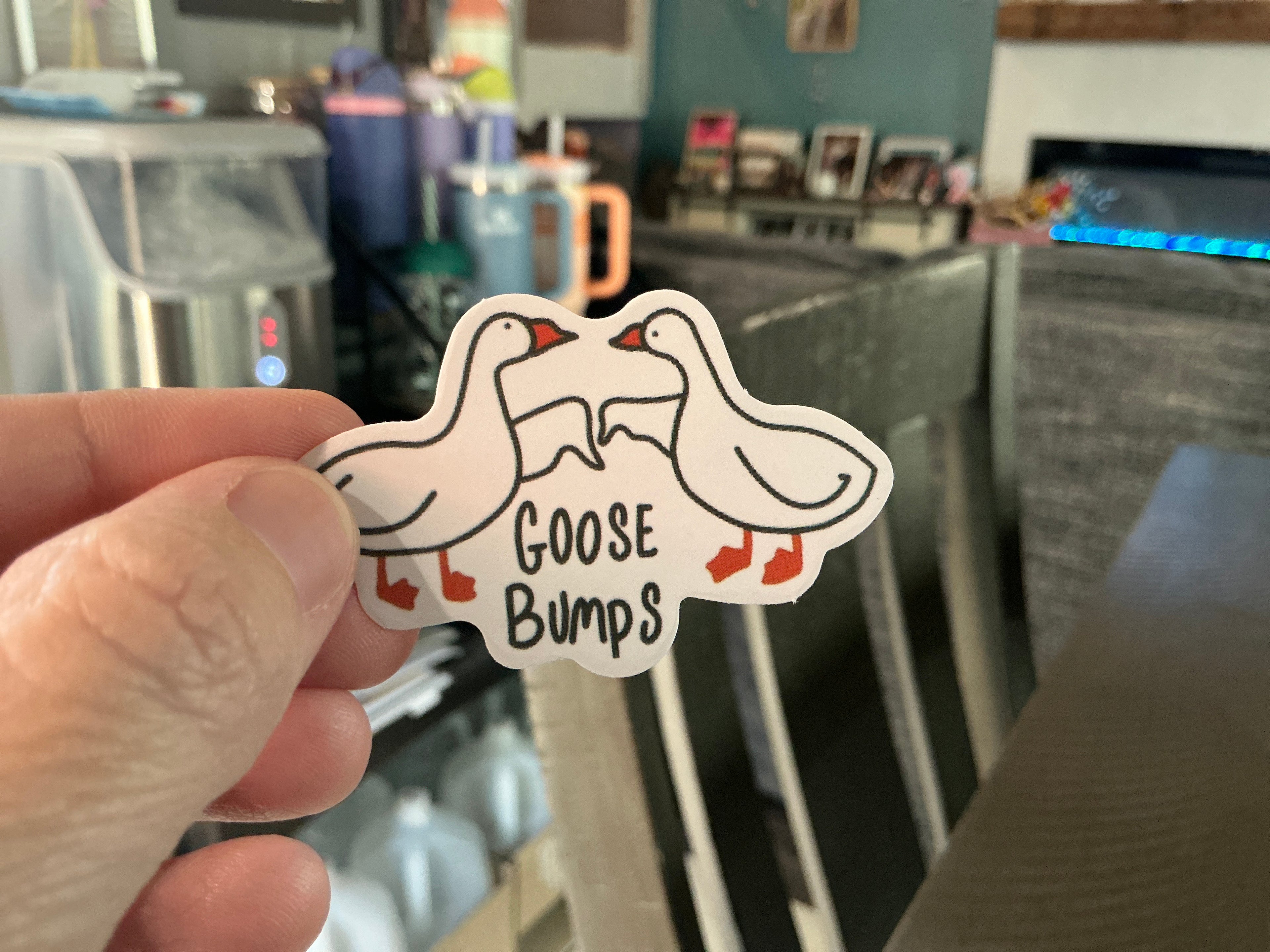 Goose Water bottle Stickers