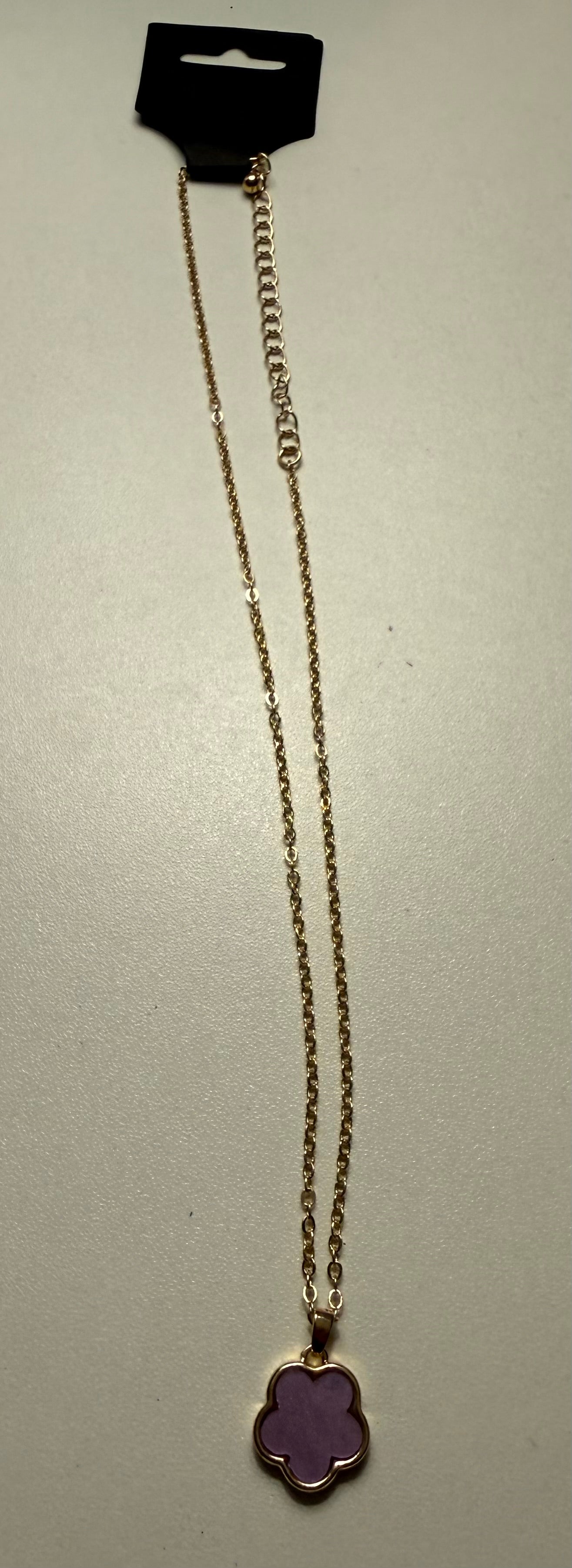 Purple Flower Necklace