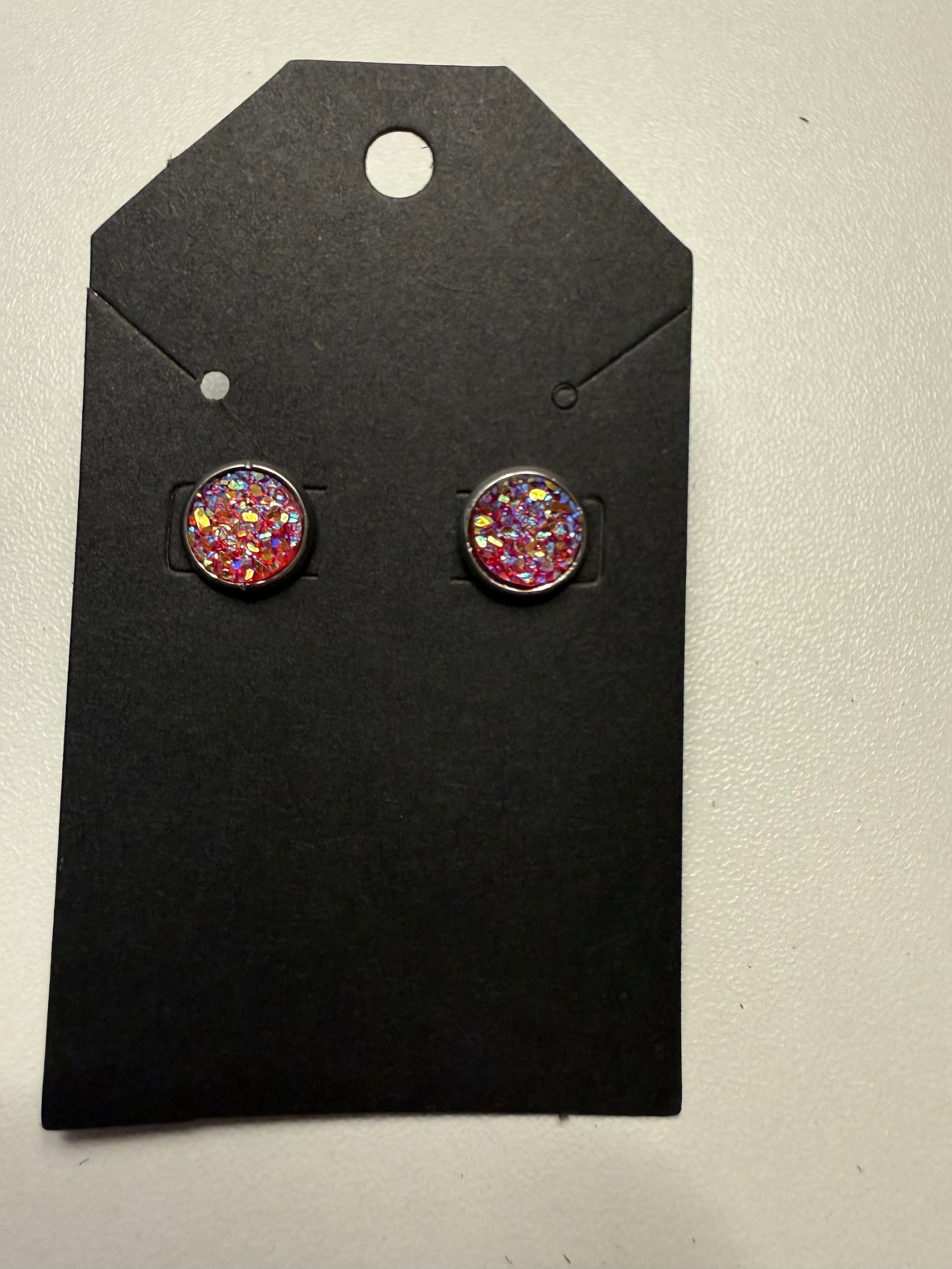 Druzy Stud Earrings