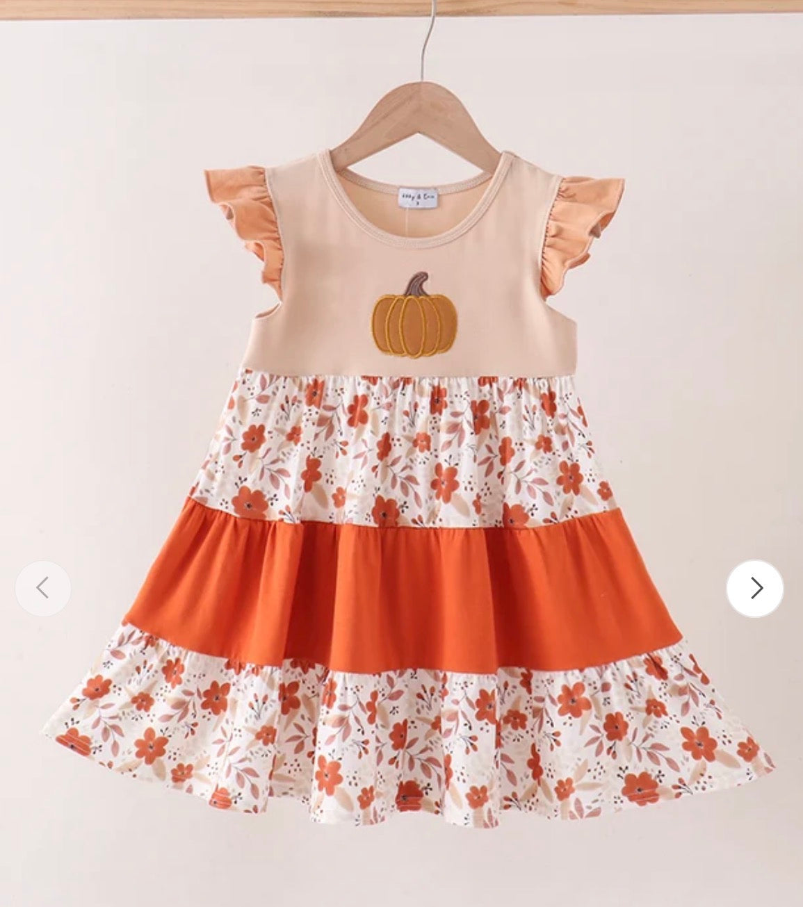 Floral Pumpkin Dress