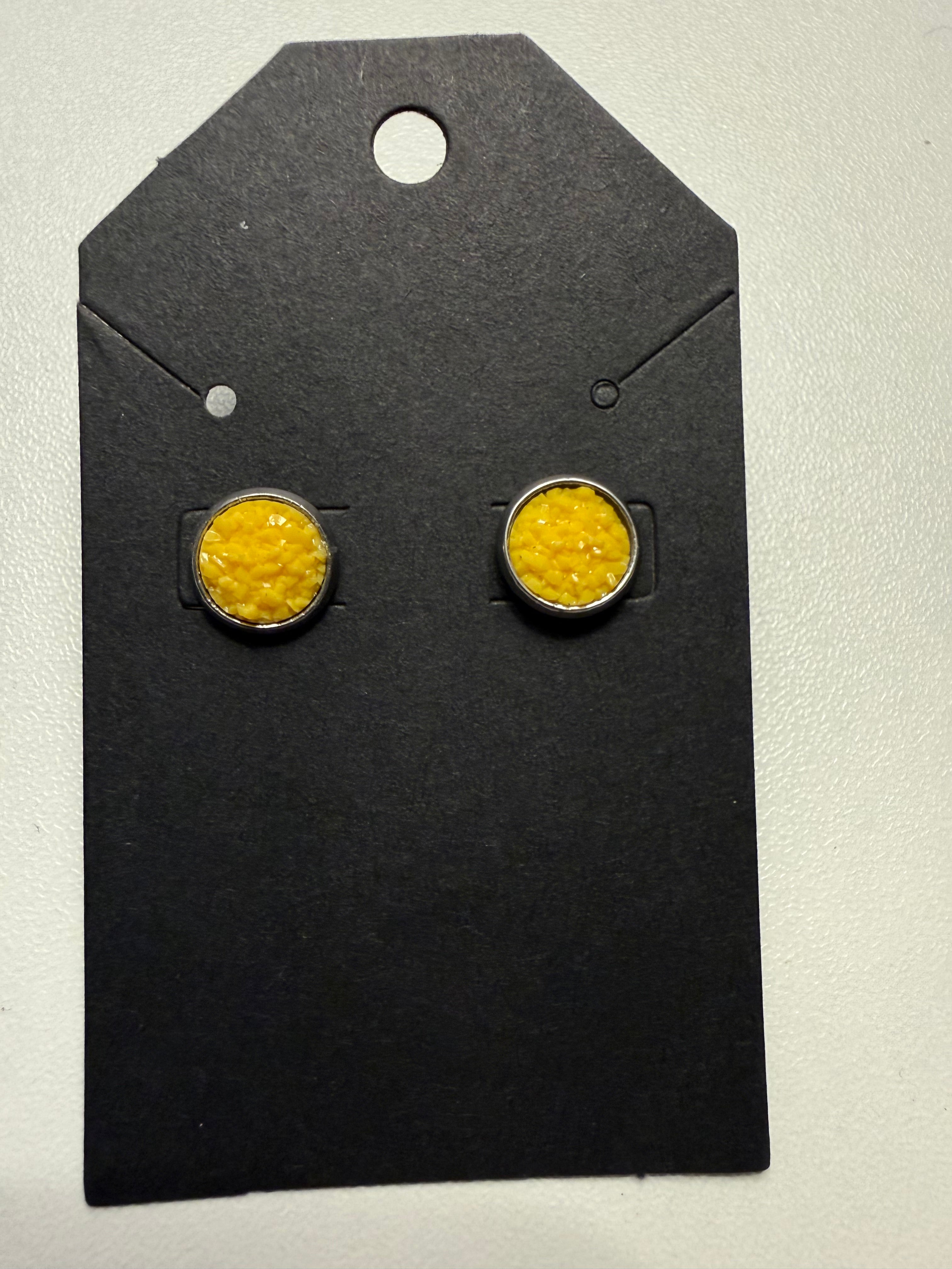 Druzy Stud Earrings