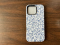 iPhone 16 Pro Max Case- Blue Flowers