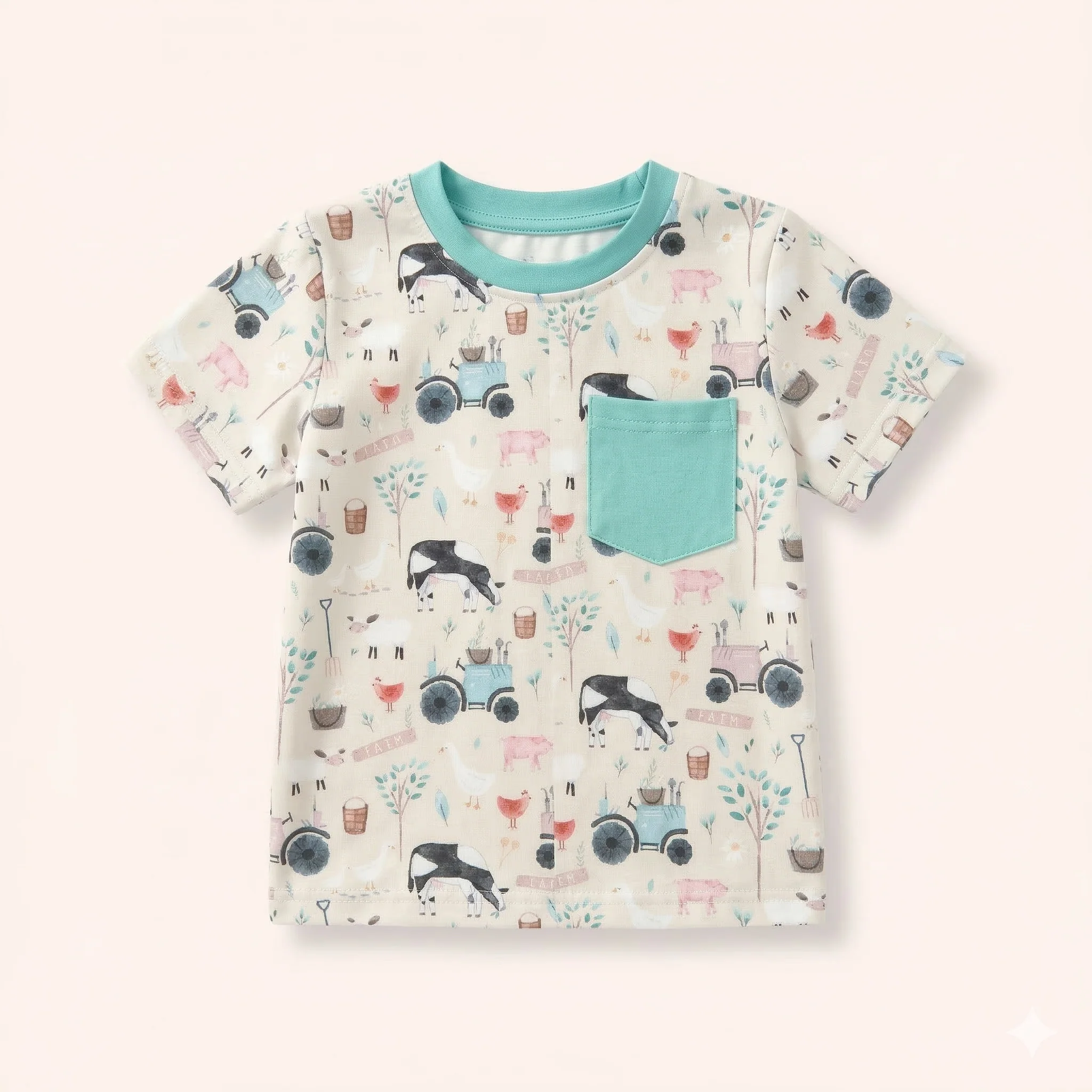 Friendly Farmyard Boy Shirt