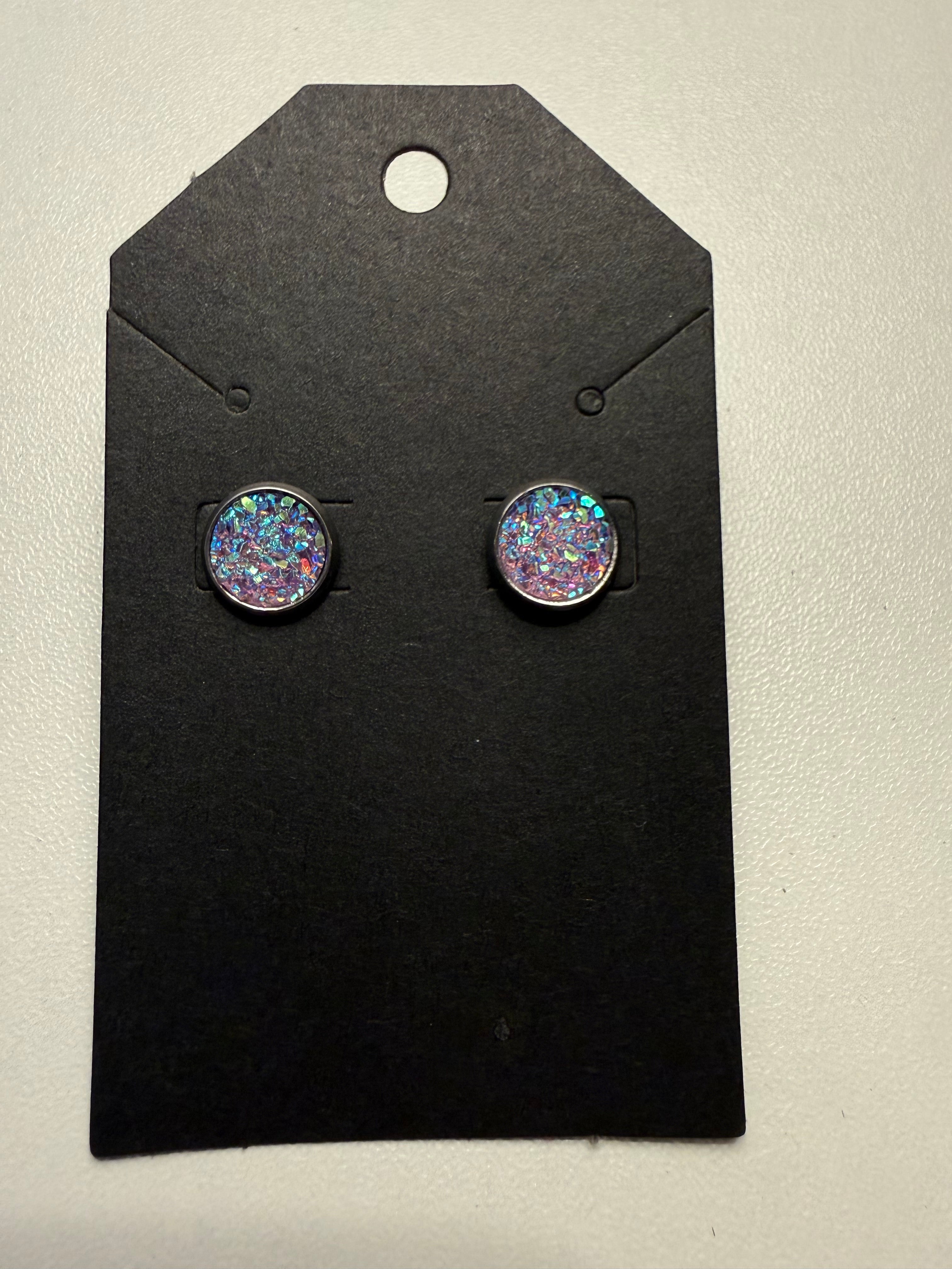 Druzy Stud Earrings