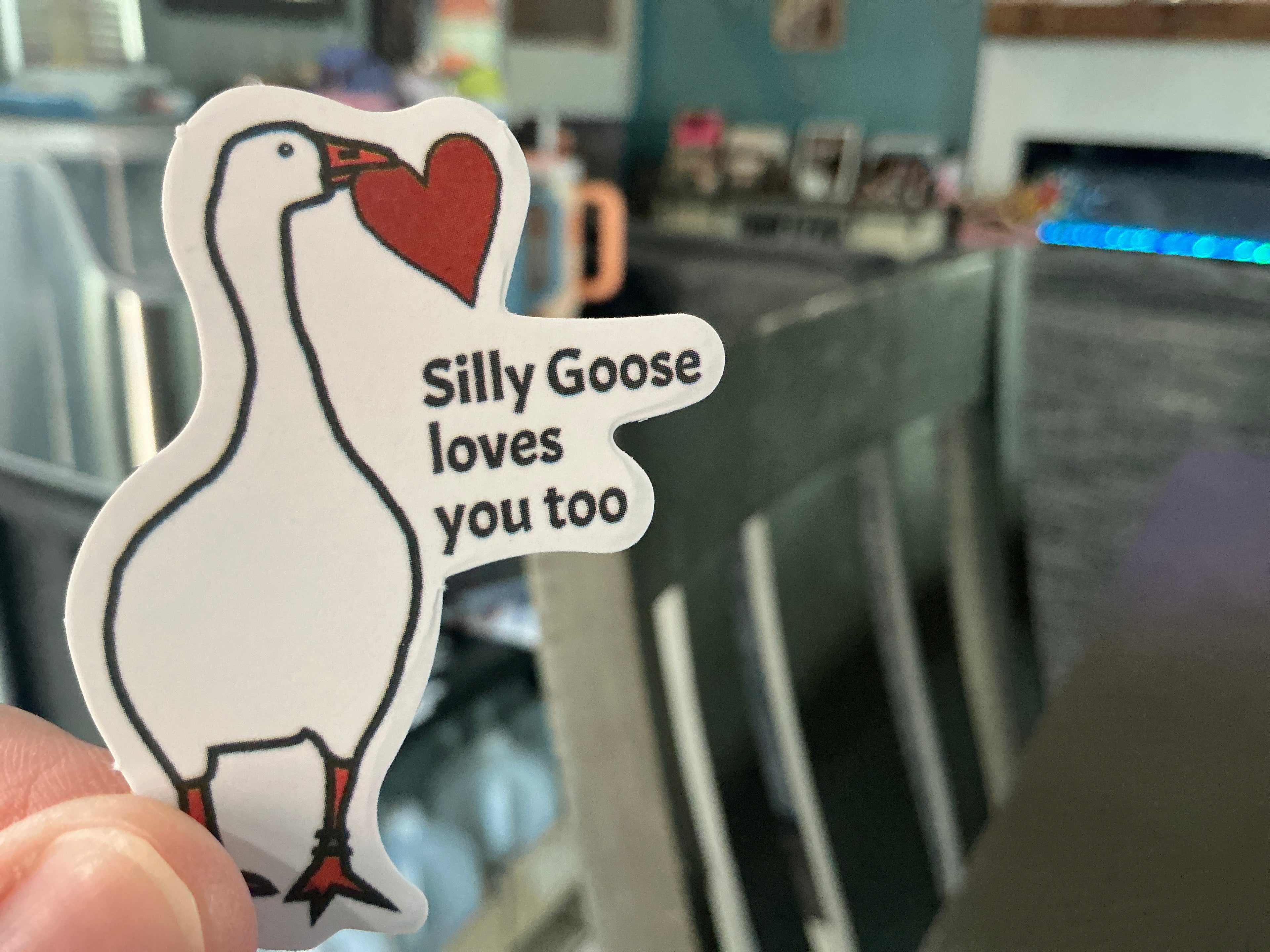 Goose Water bottle Stickers