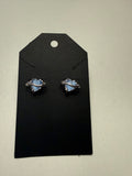 Blue Hearts with Silver