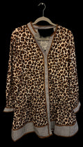 Wild at Heart Leopard Long Sleeve Button Dress