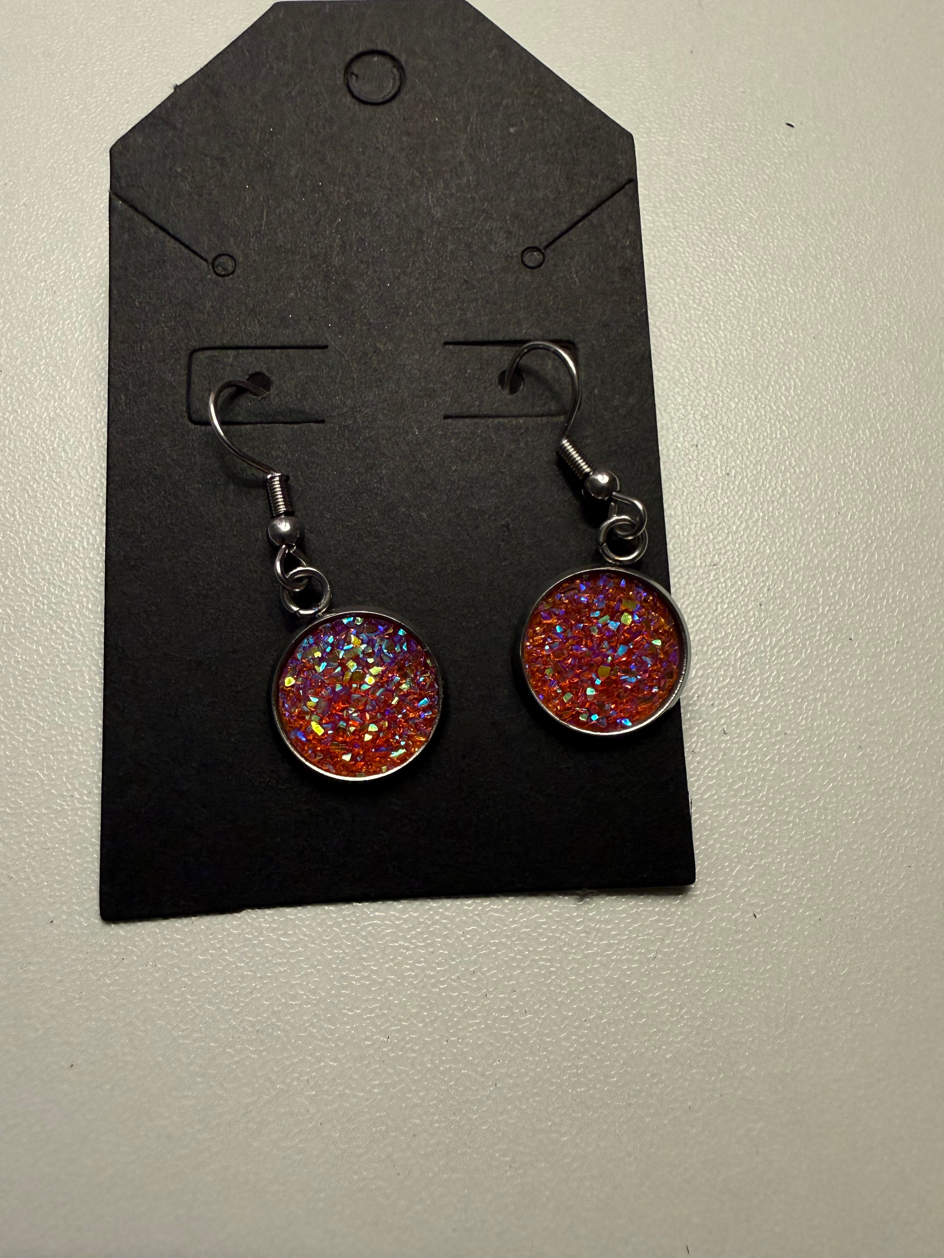 Druzy Dangle Earrings