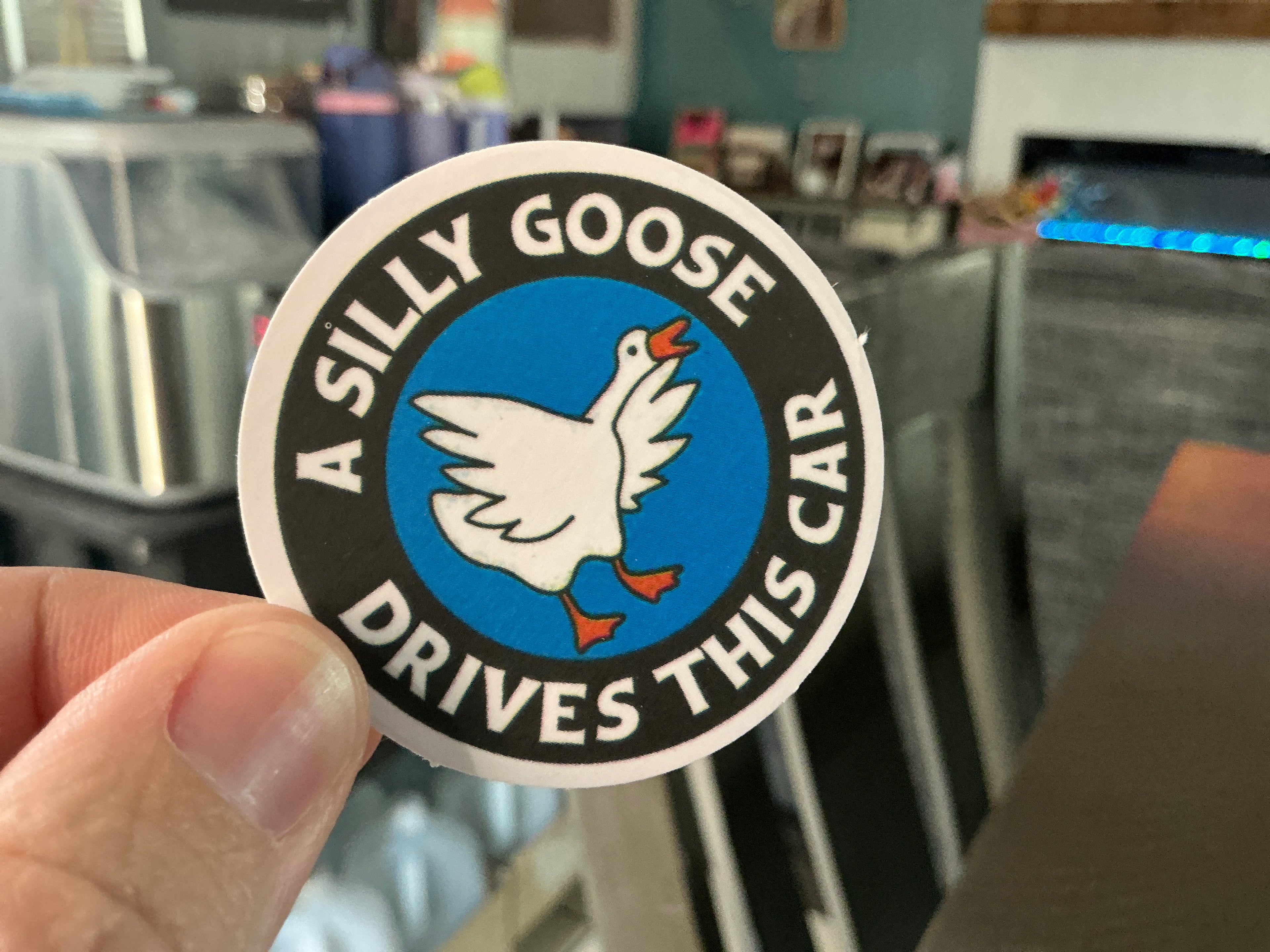Goose Water bottle Stickers