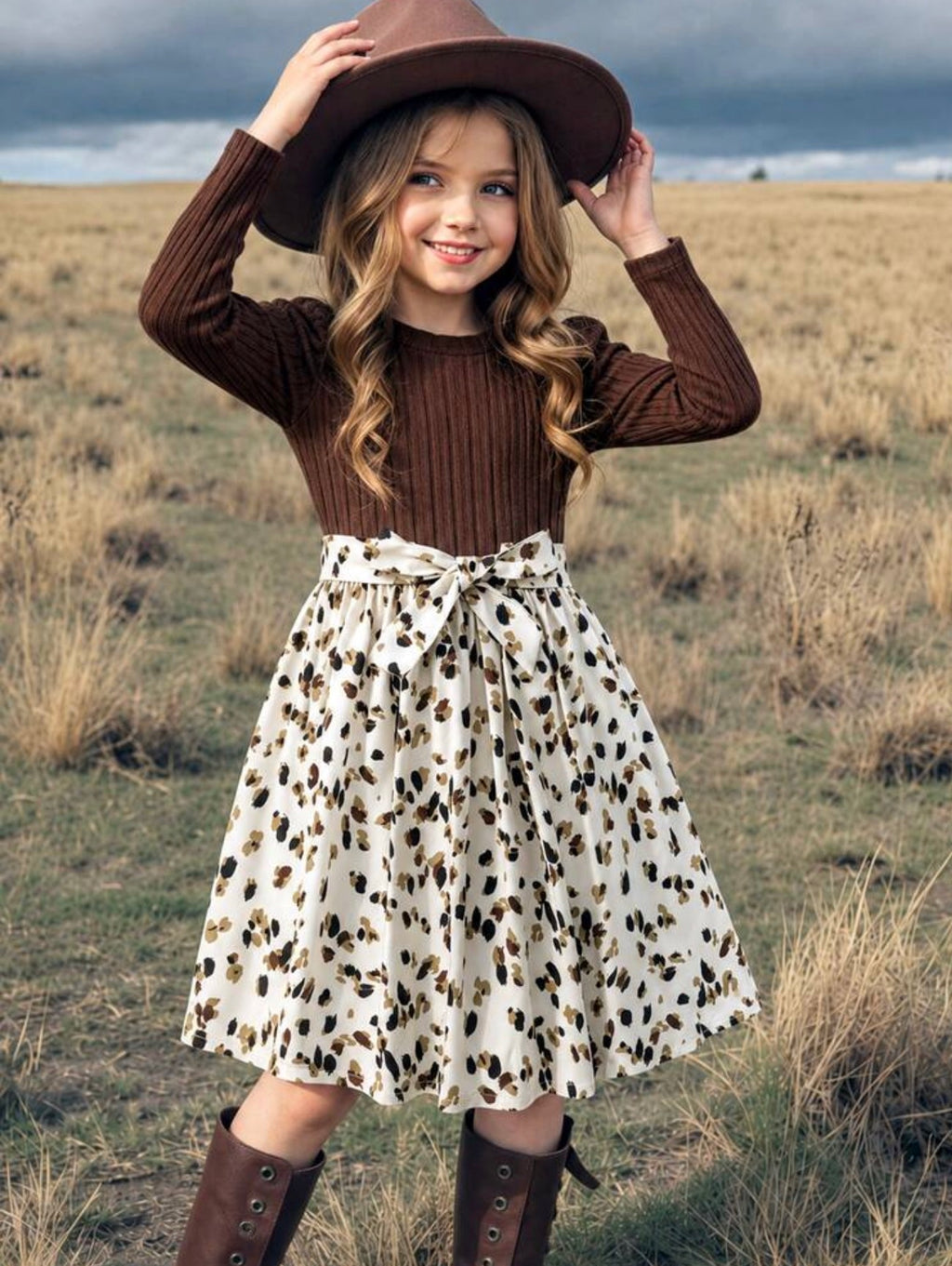 Autumn Brown Dress