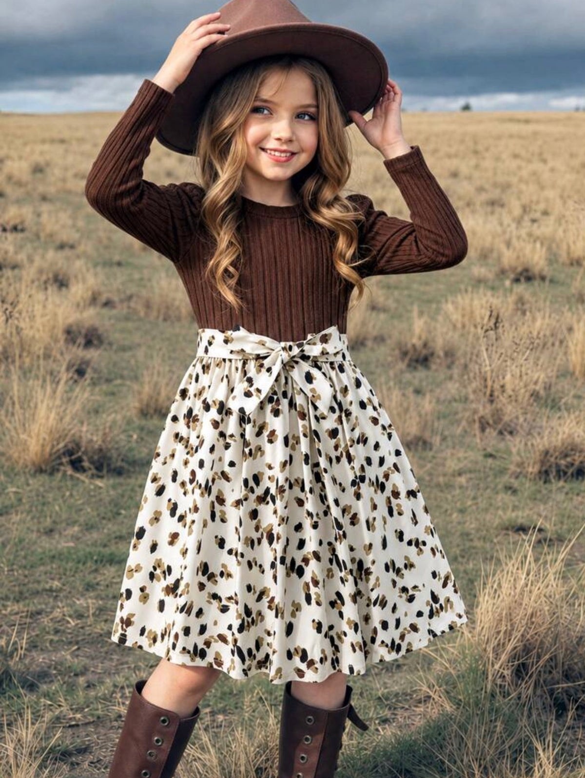 Autumn Brown Dress