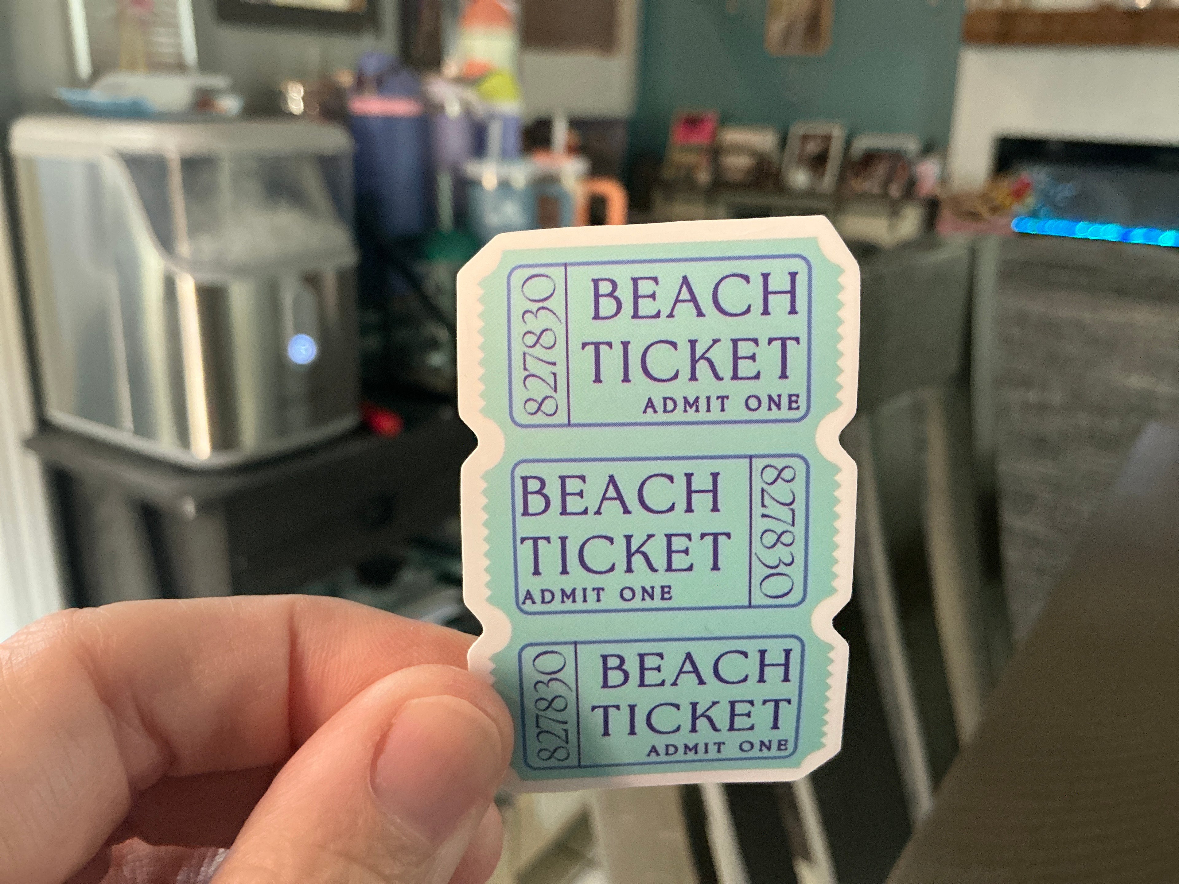 Water bottle stickers- Summer I turned pretty
