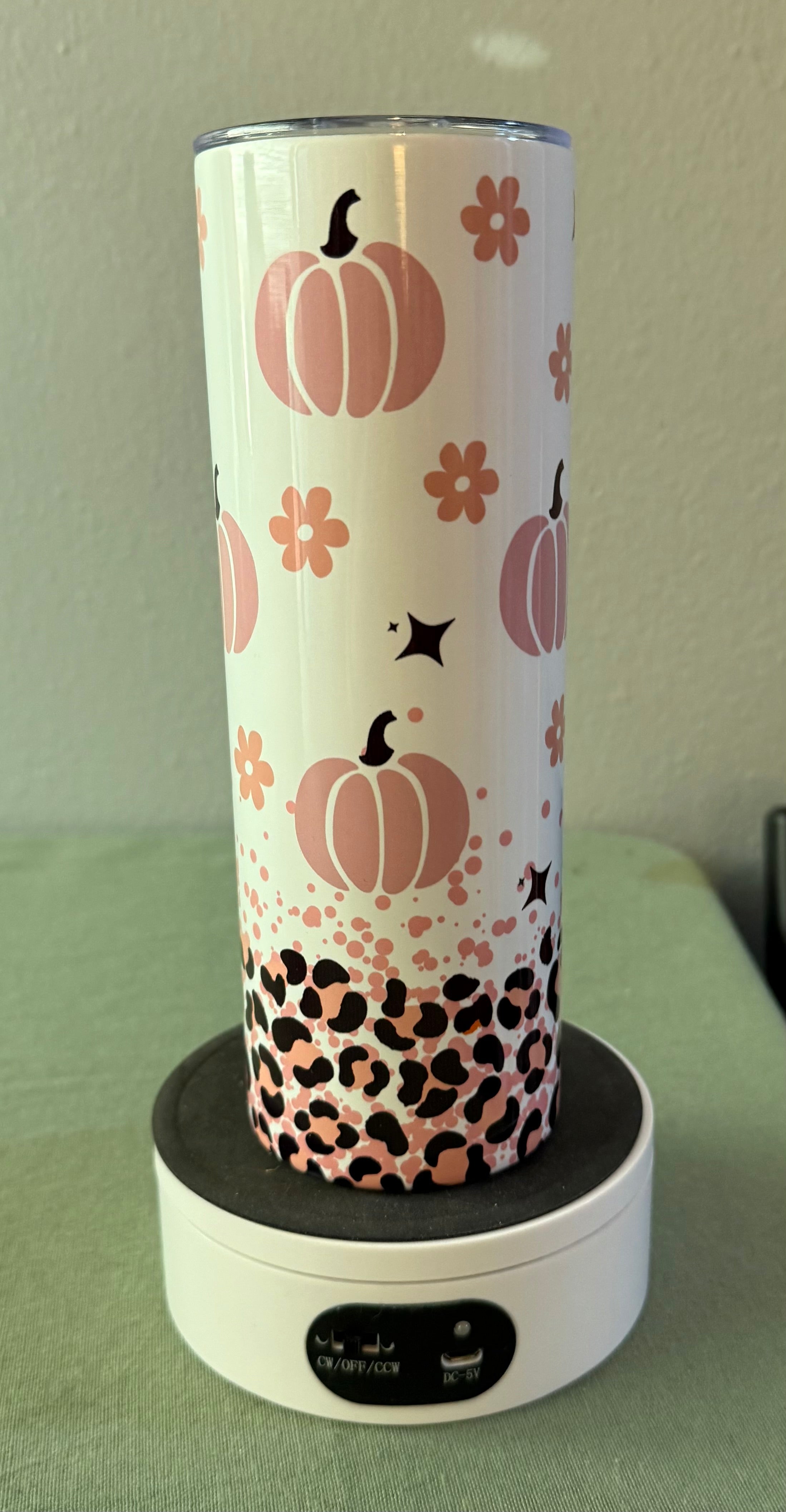 Leopard Print Pumpkins 20oz Tumbler