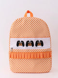 Cute Orange Dog Kids Backpack