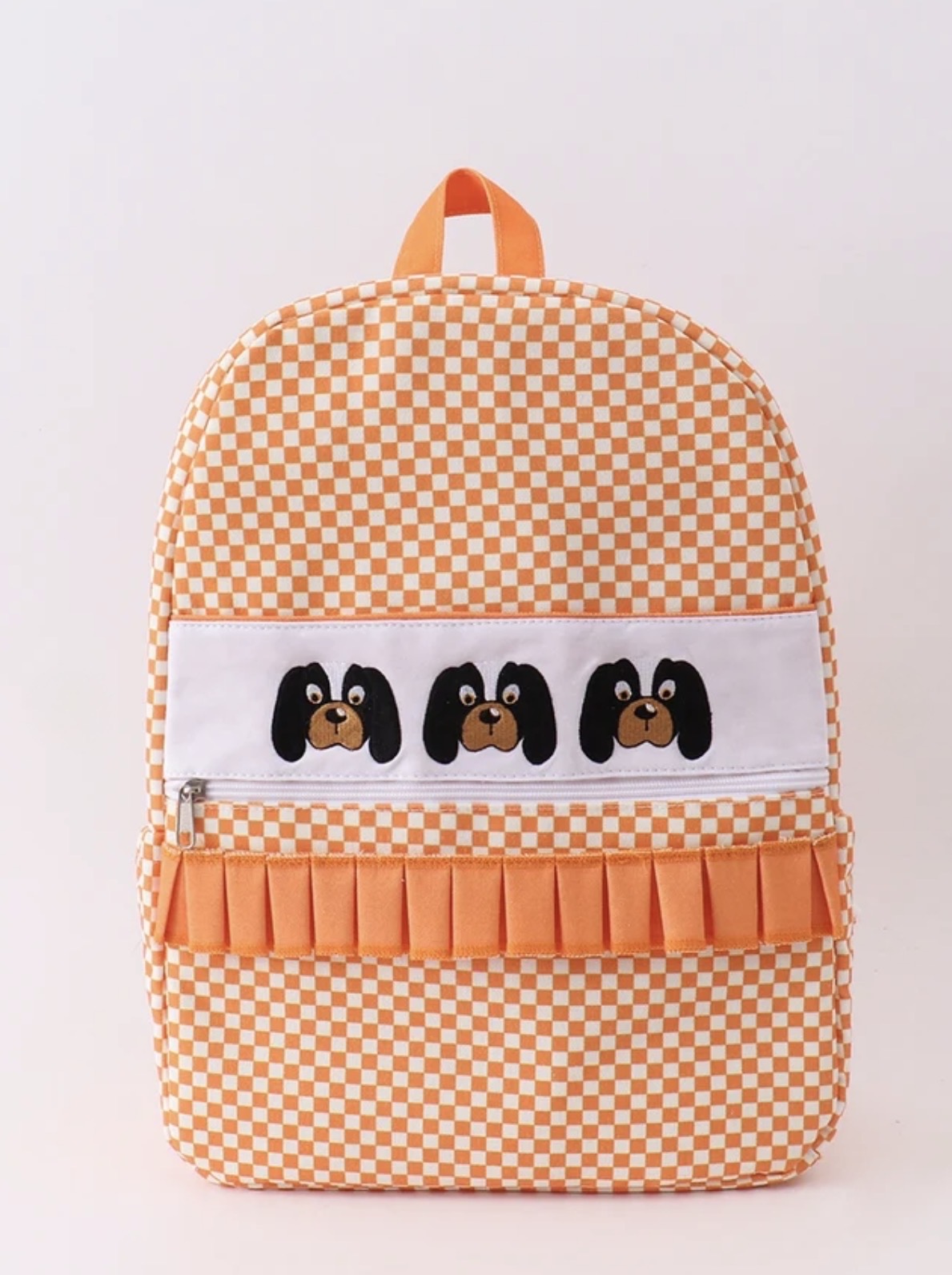 Cute Orange Dog Kids Backpack
