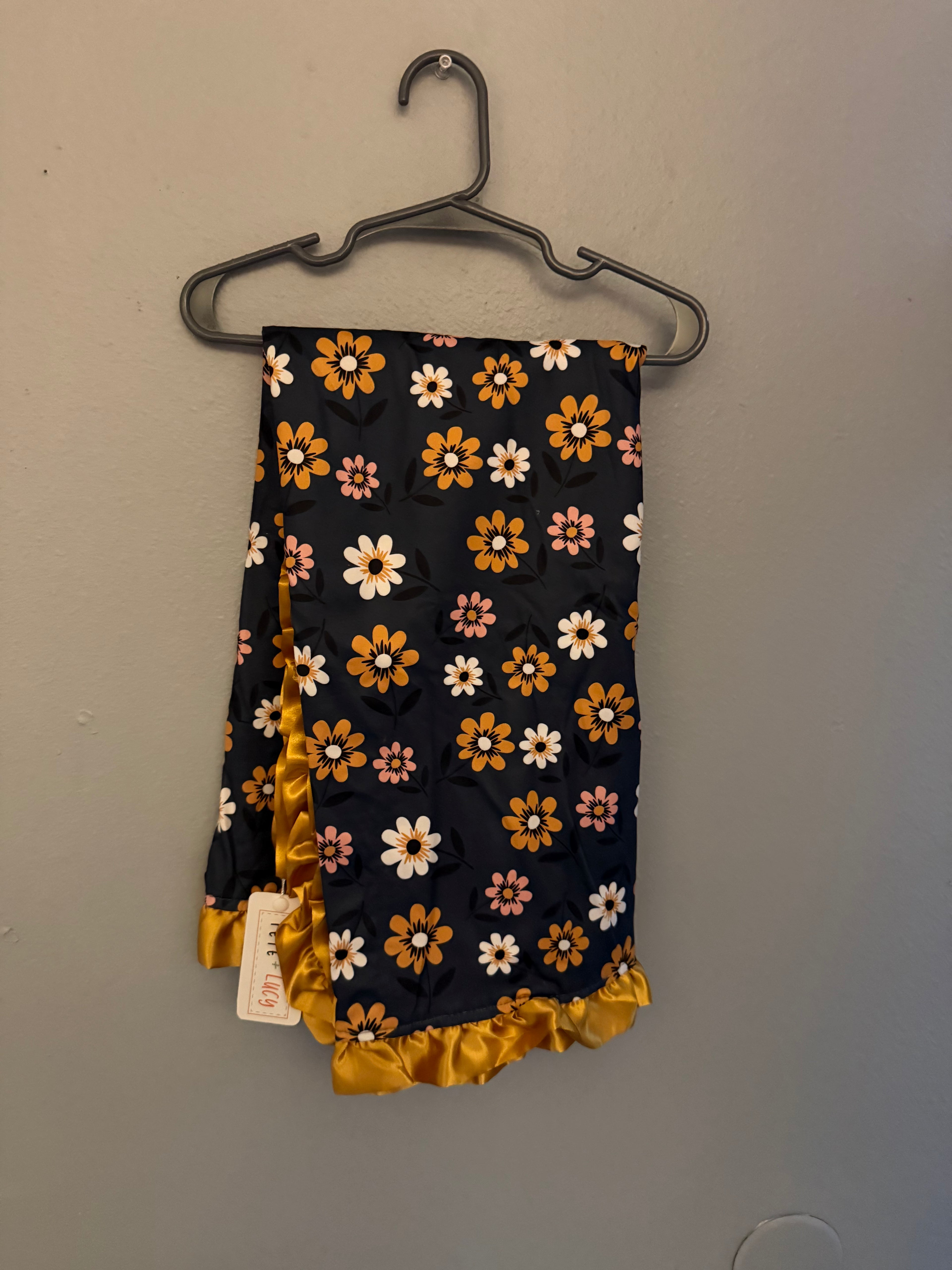 Golden Bouquet- Minky Blanket