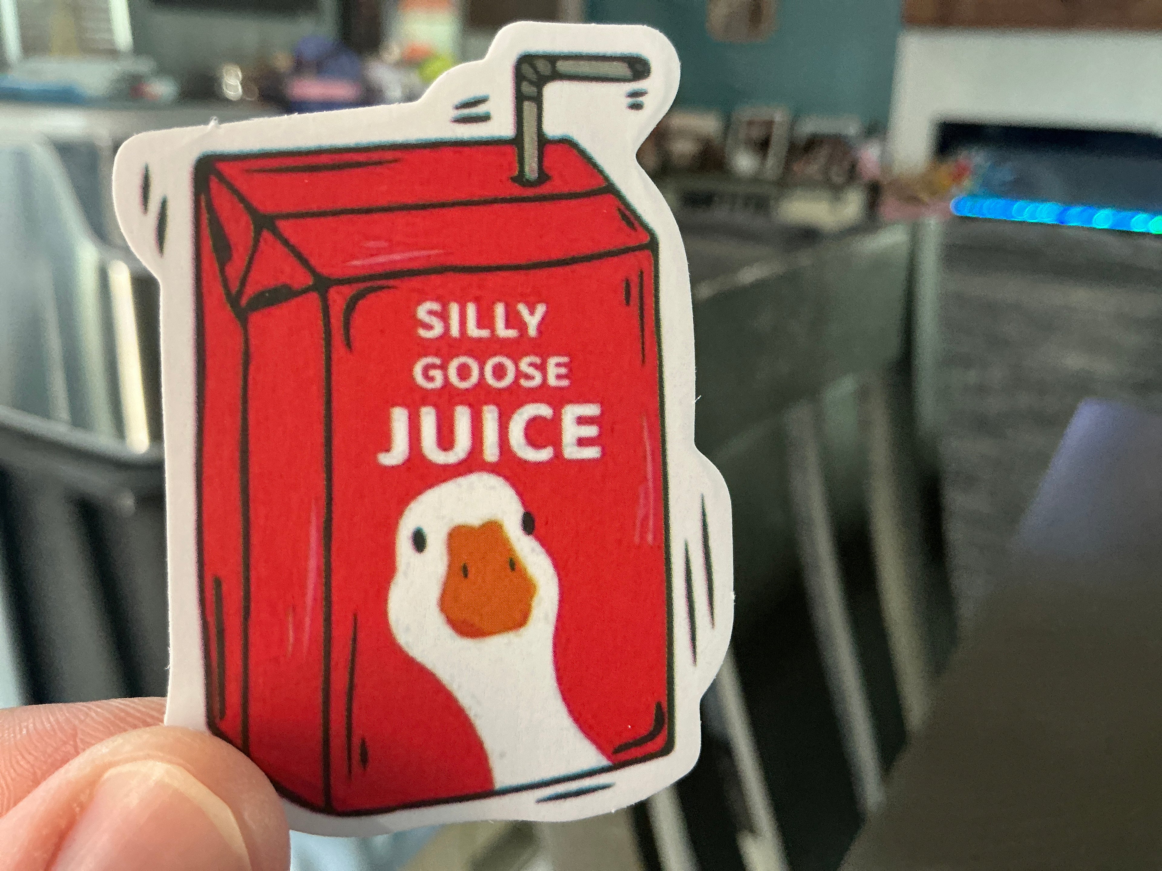 Goose Water bottle Stickers