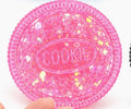 Pink Glitter Cookie Sugar Squishy
