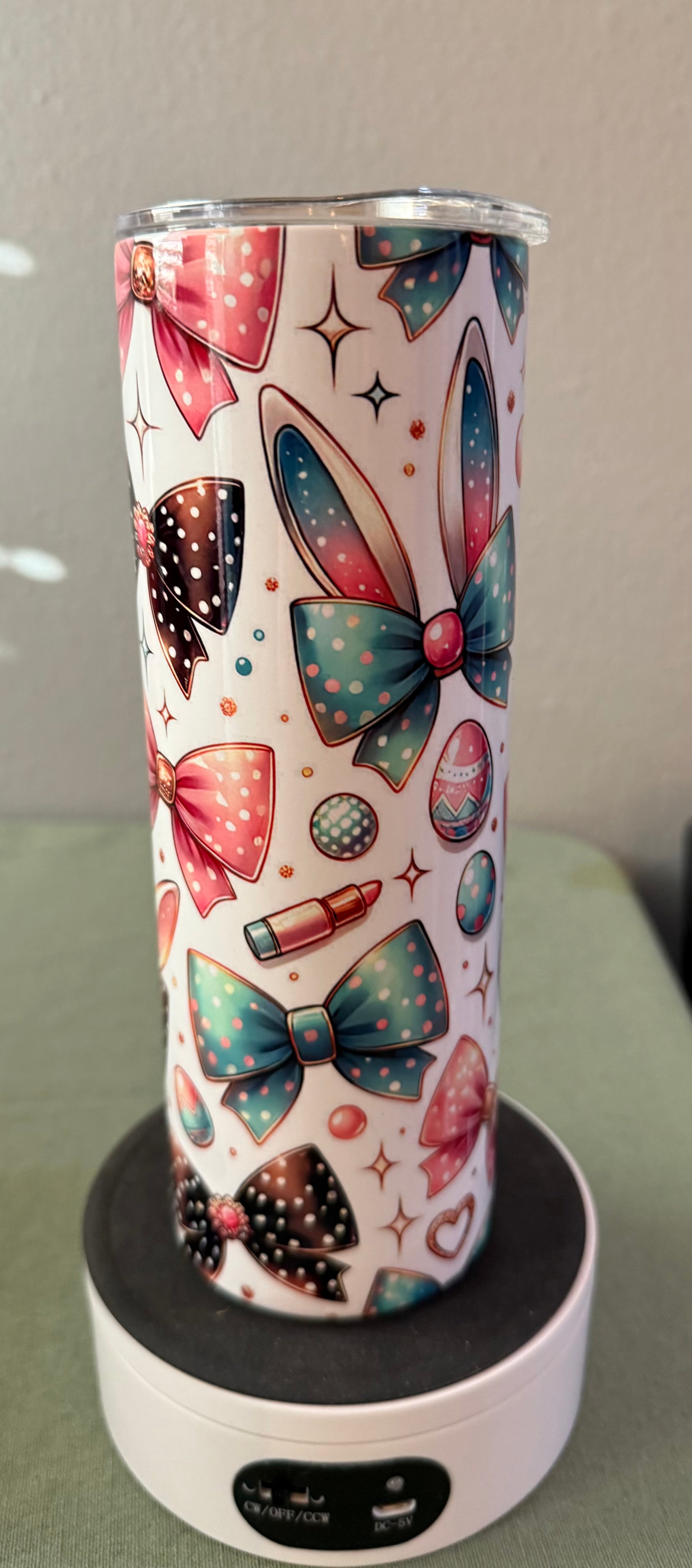 Easter Croquet Pattern- Tumbler 20 oz