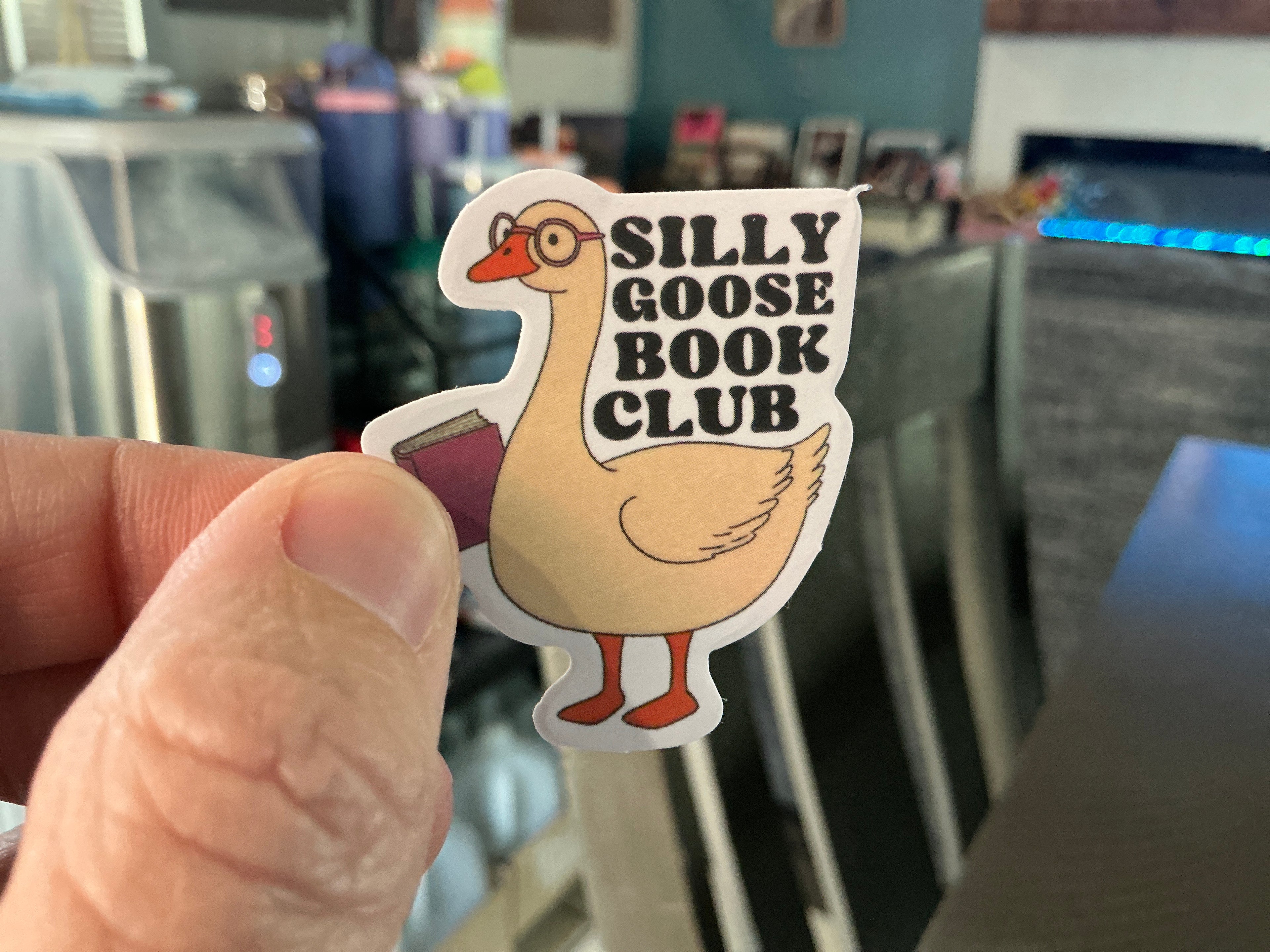 Goose Water bottle Stickers