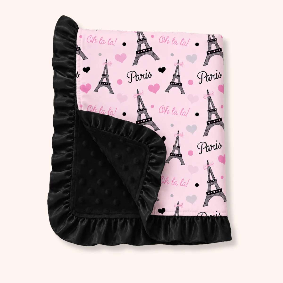 Paris Ooh La La! Minky Blanket