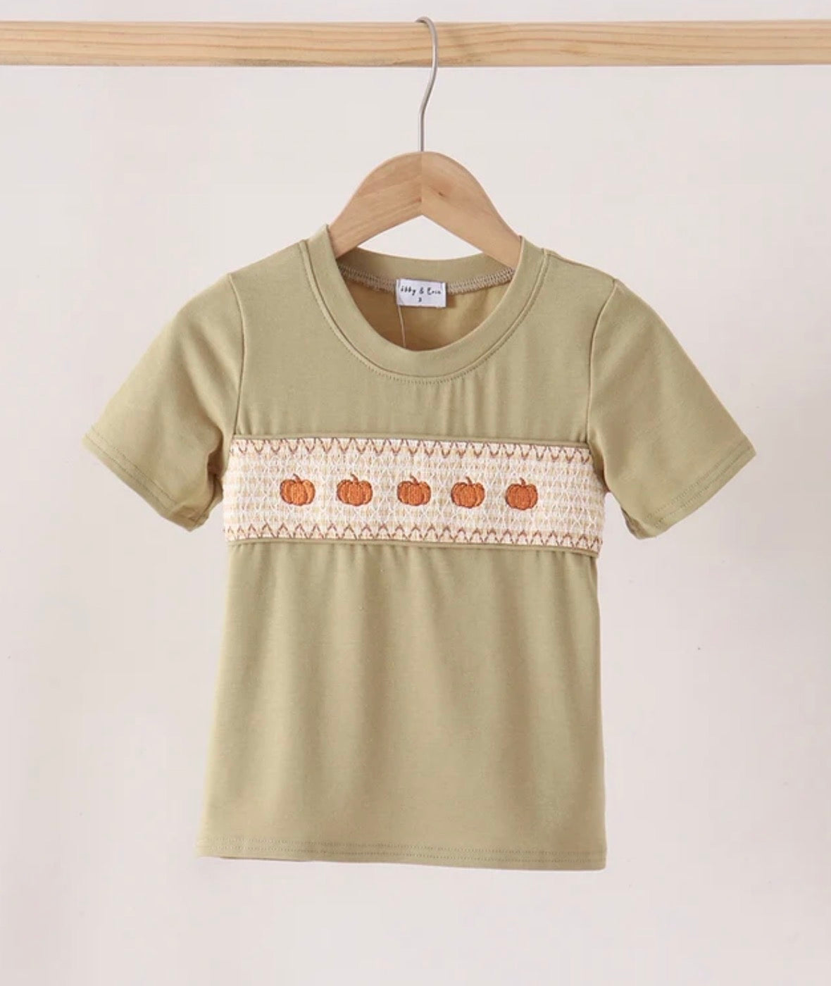 Sage Pumpkin Boy Top