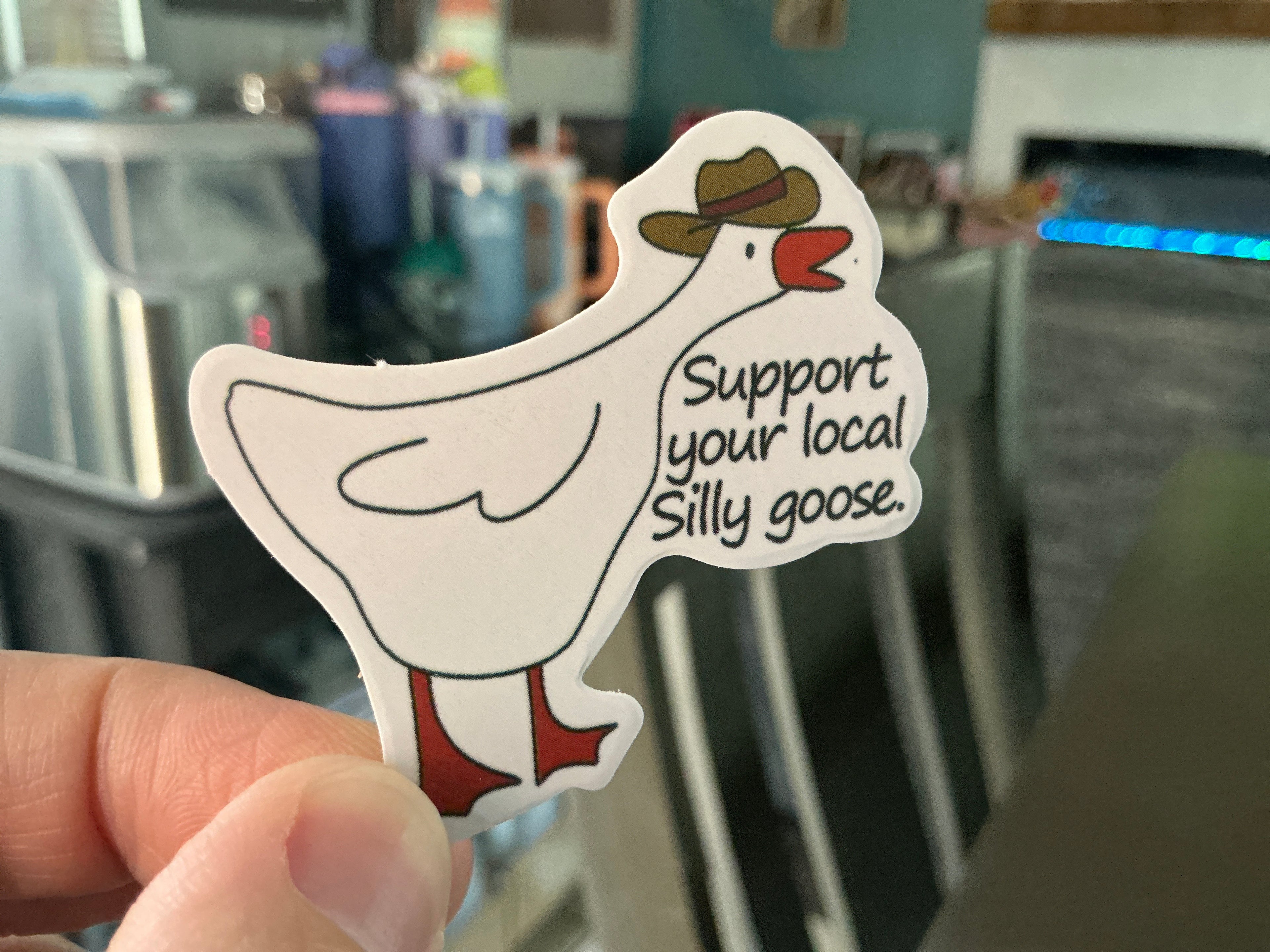 Goose Water bottle Stickers