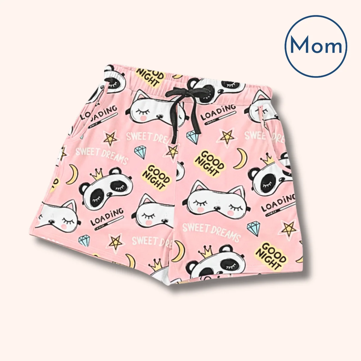 Sleepover Squad- Mom Shorts