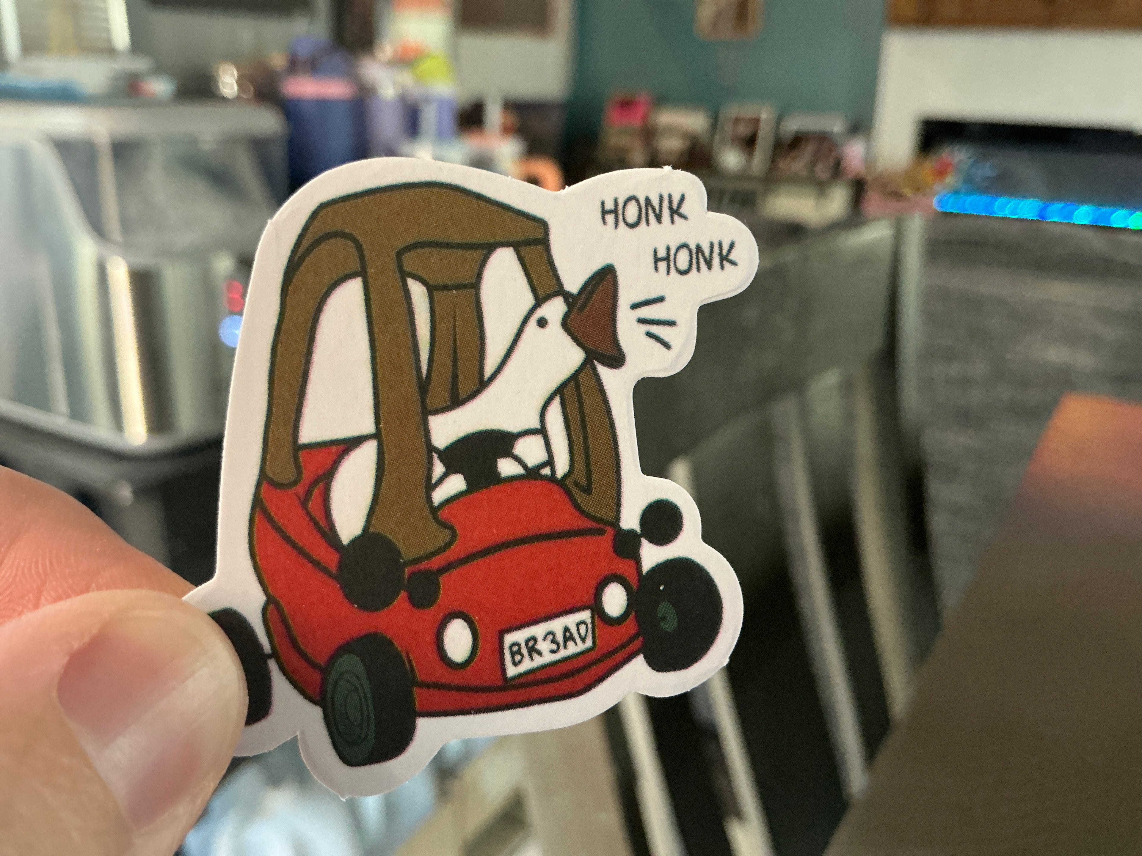 Goose Water bottle Stickers