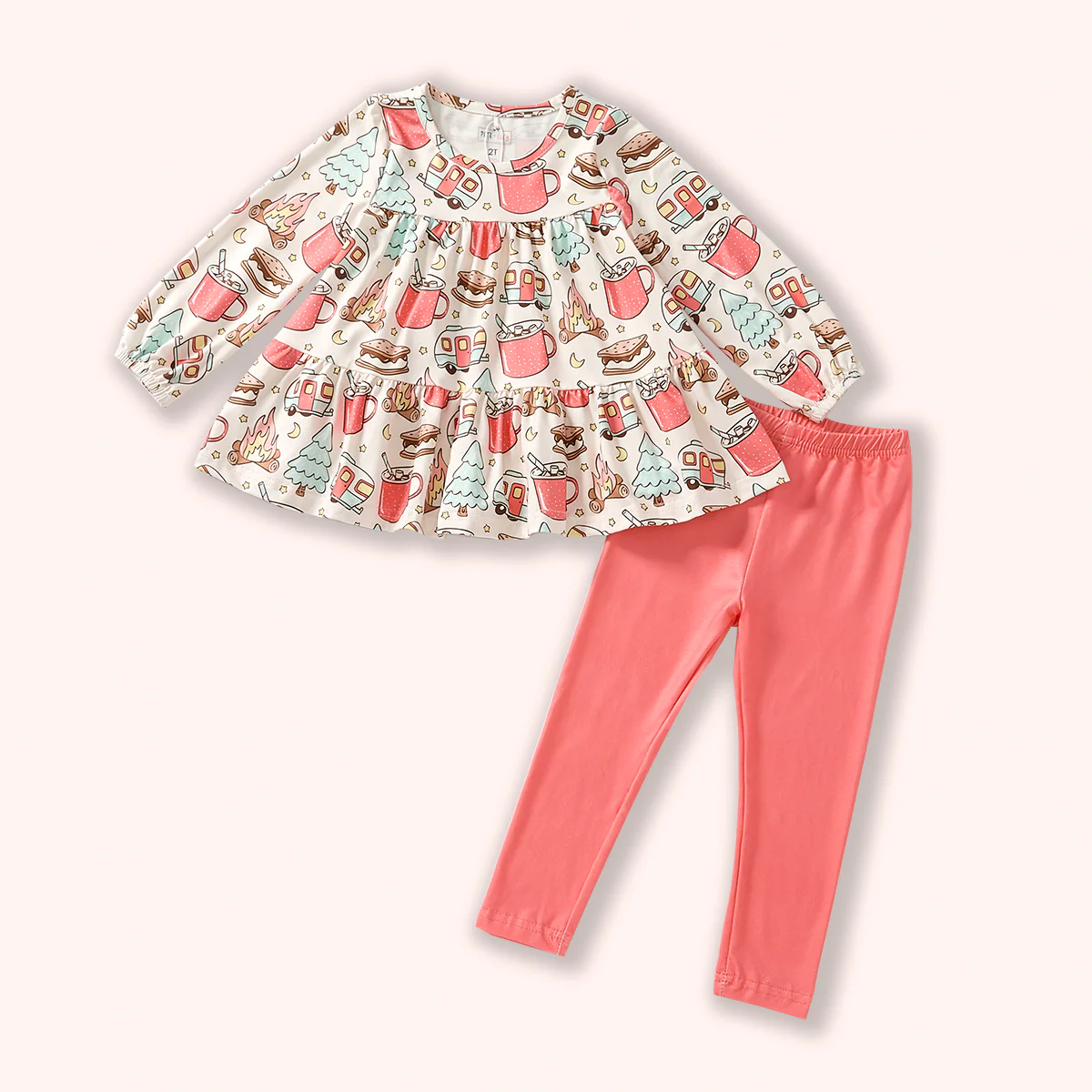 Camping Crew-Pants Set